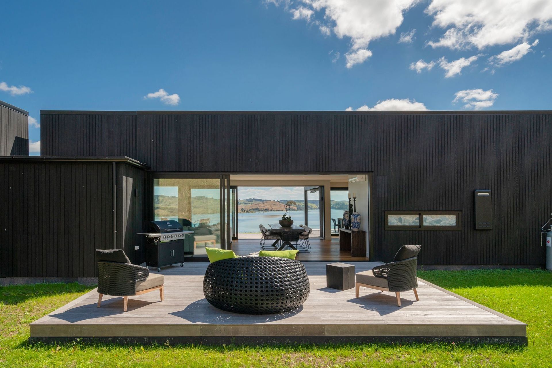 “Decks have also been added to the rear of the living space to make the outdoors a desirable location to unwind, no matter the wind direction," says Wendy.