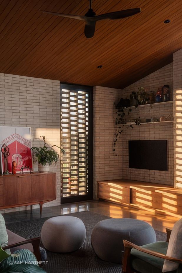 Felicity’s design references mid-century elements with a modern sensibility, creating spaces that feel timeless and classic.