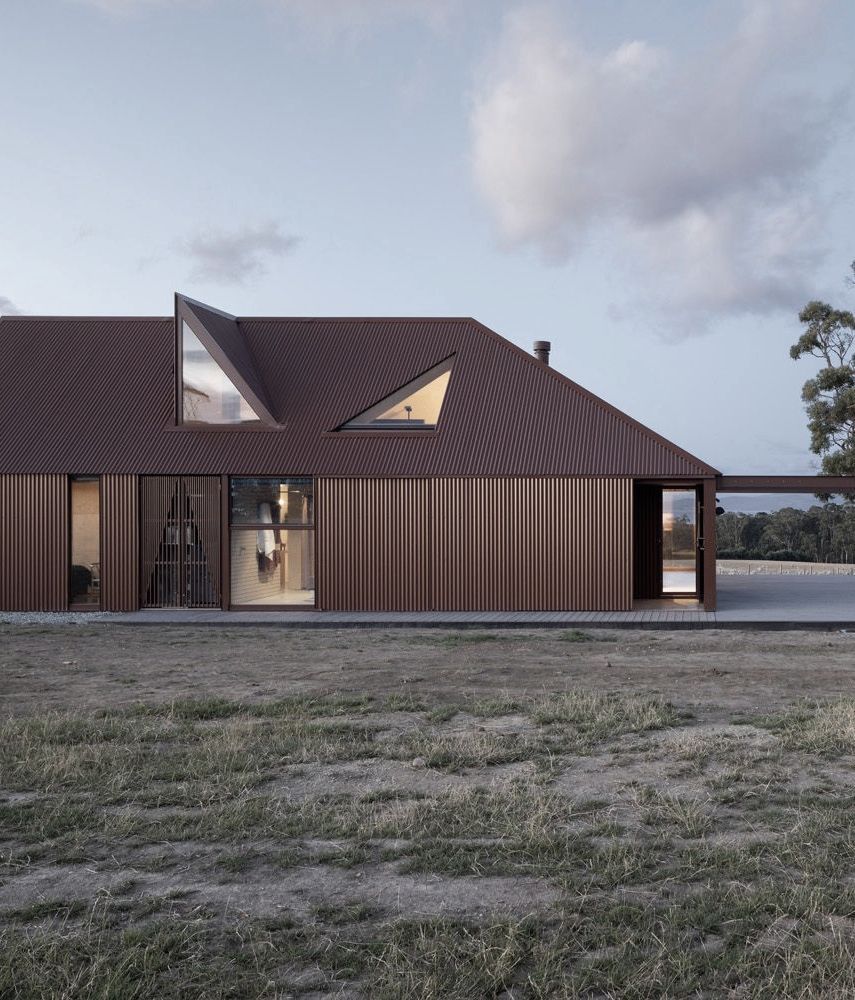 Beauty and brutality of rural Australia expressed through a reimagining of the traditional farmhouse