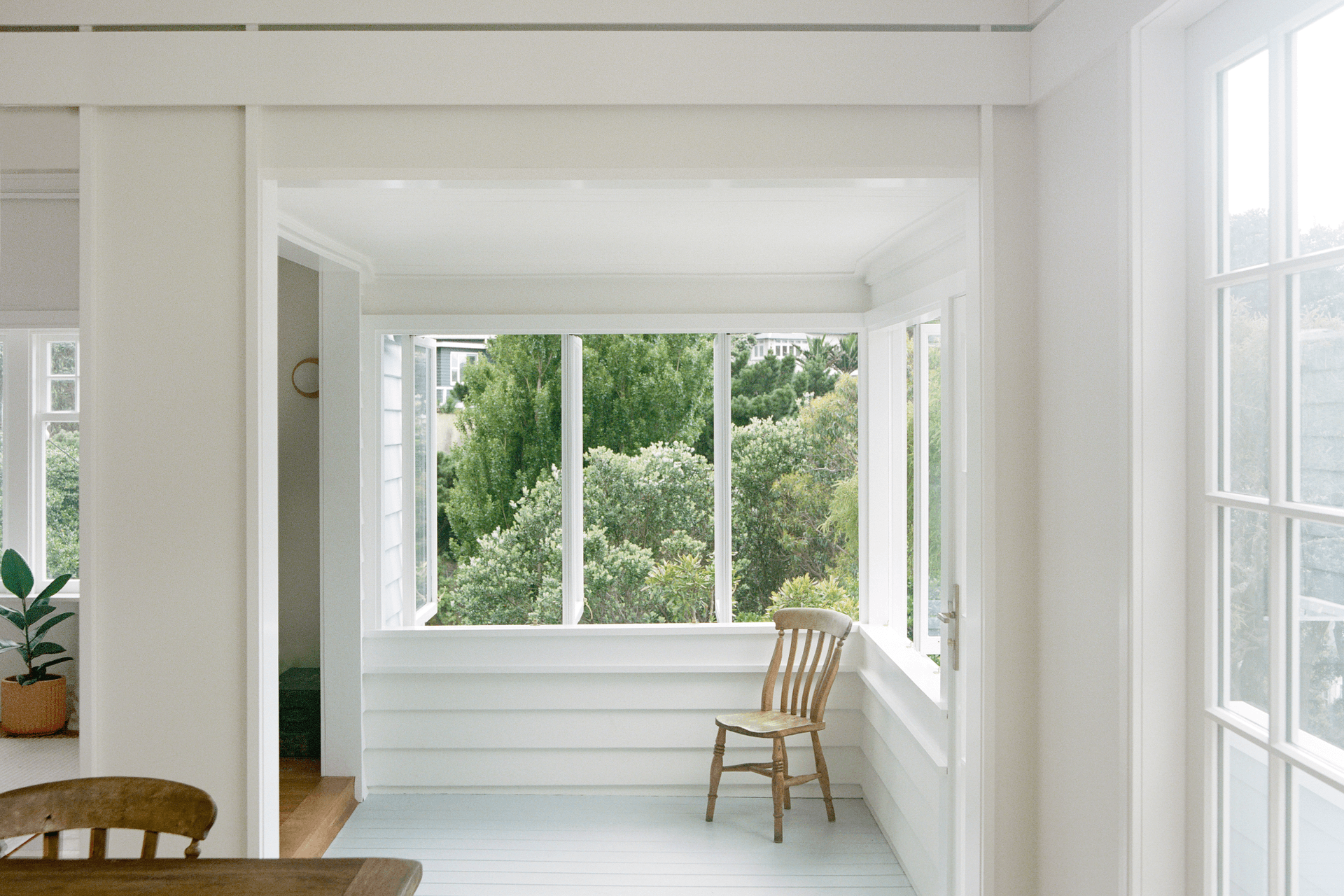 The old verandah is now part of the living space.