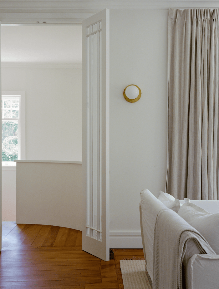 Character detailing, such as architraves, were reinstated.