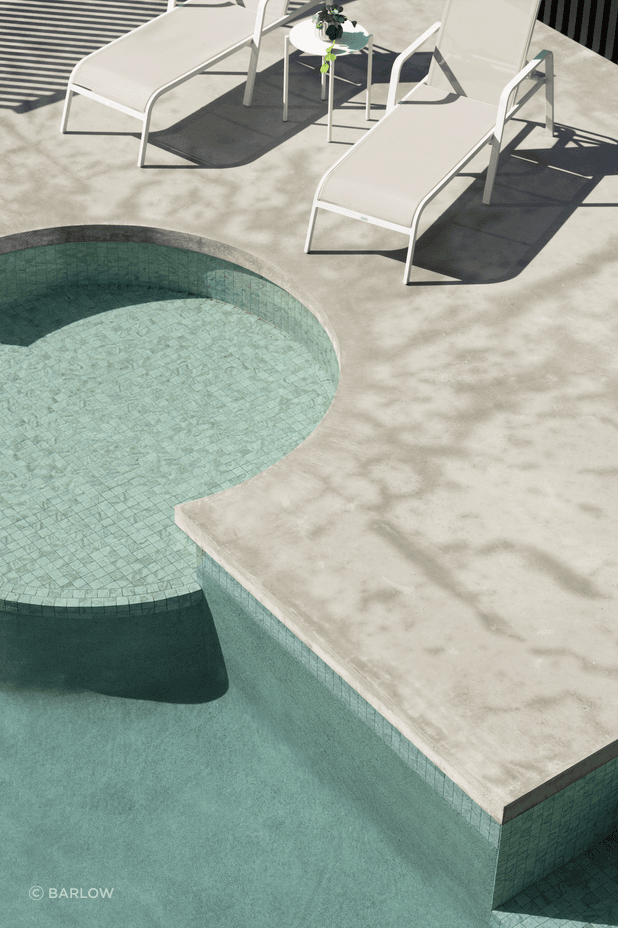 It was important to Sam and Chelsea that the pool design would add wow-factor.