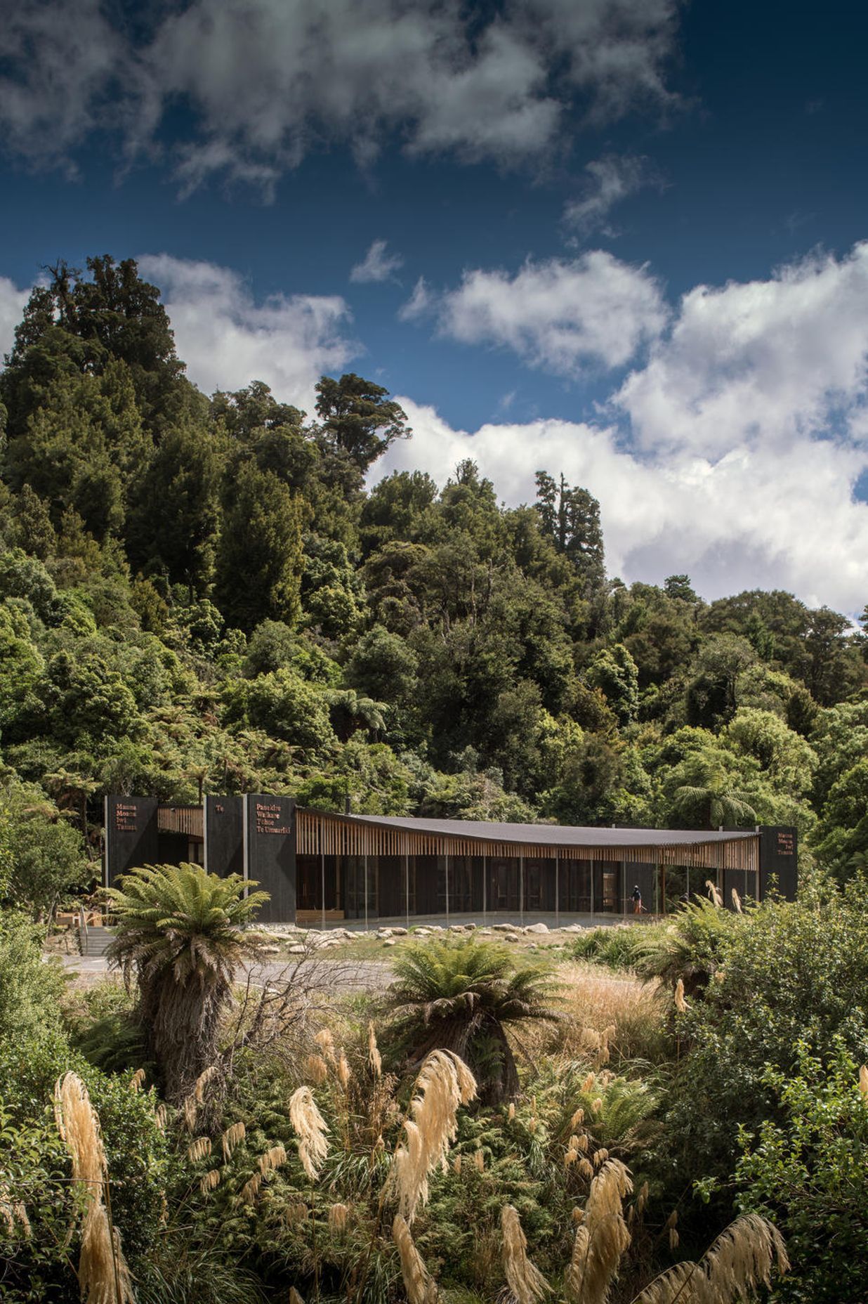 In 2017, Tennent Brown Architects won the national architecture award for Te Wharehou o Waikaremoana visitor centre in Te Urewera forest. 