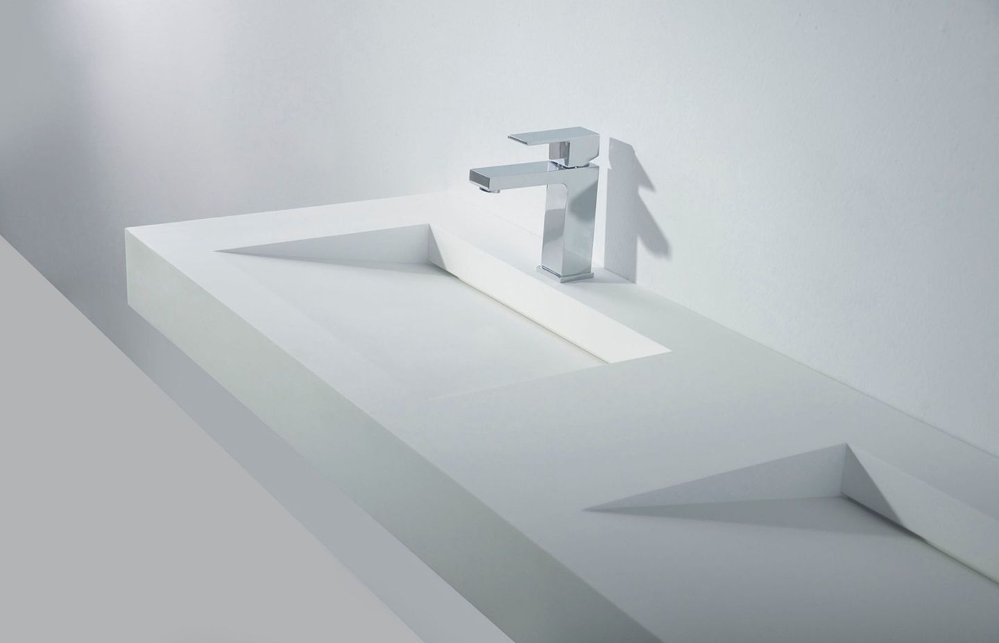 Waterplane Solid Surface Basins by Progetto