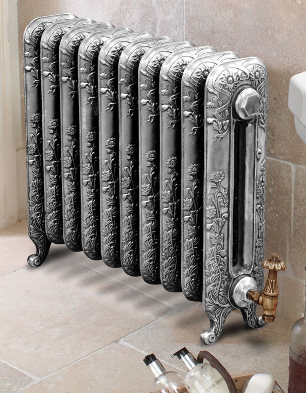 The Montpellier cast iron radiator from Paladin is customisable to suit your style