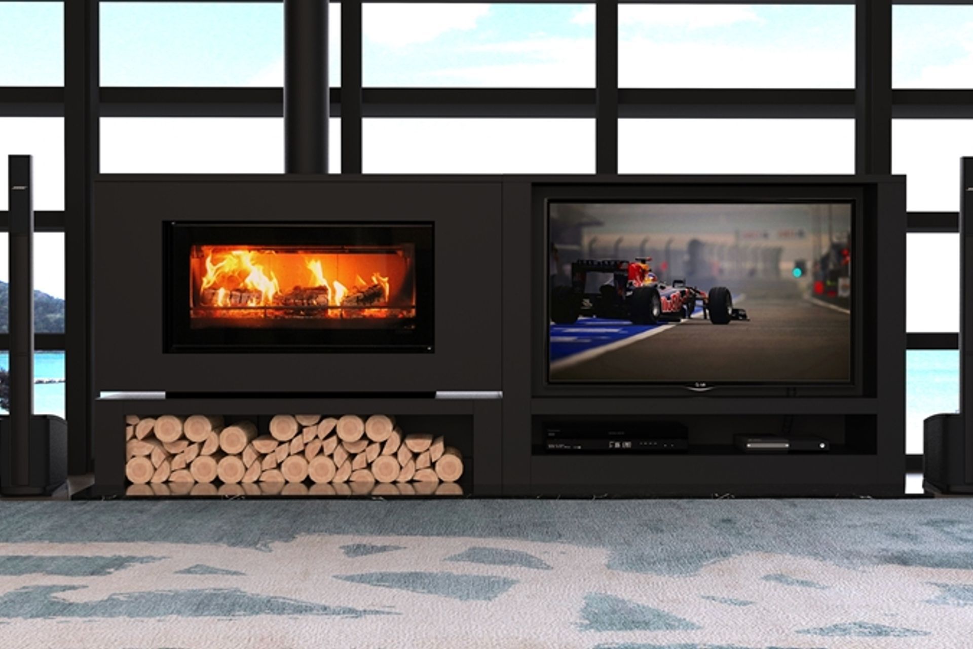 How can the side by side setup help to improve your health?