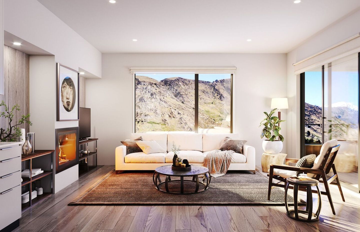 Residence du Parc - Arthurs Point, Queenstown - Architectural renders completed by onetoonehundred.