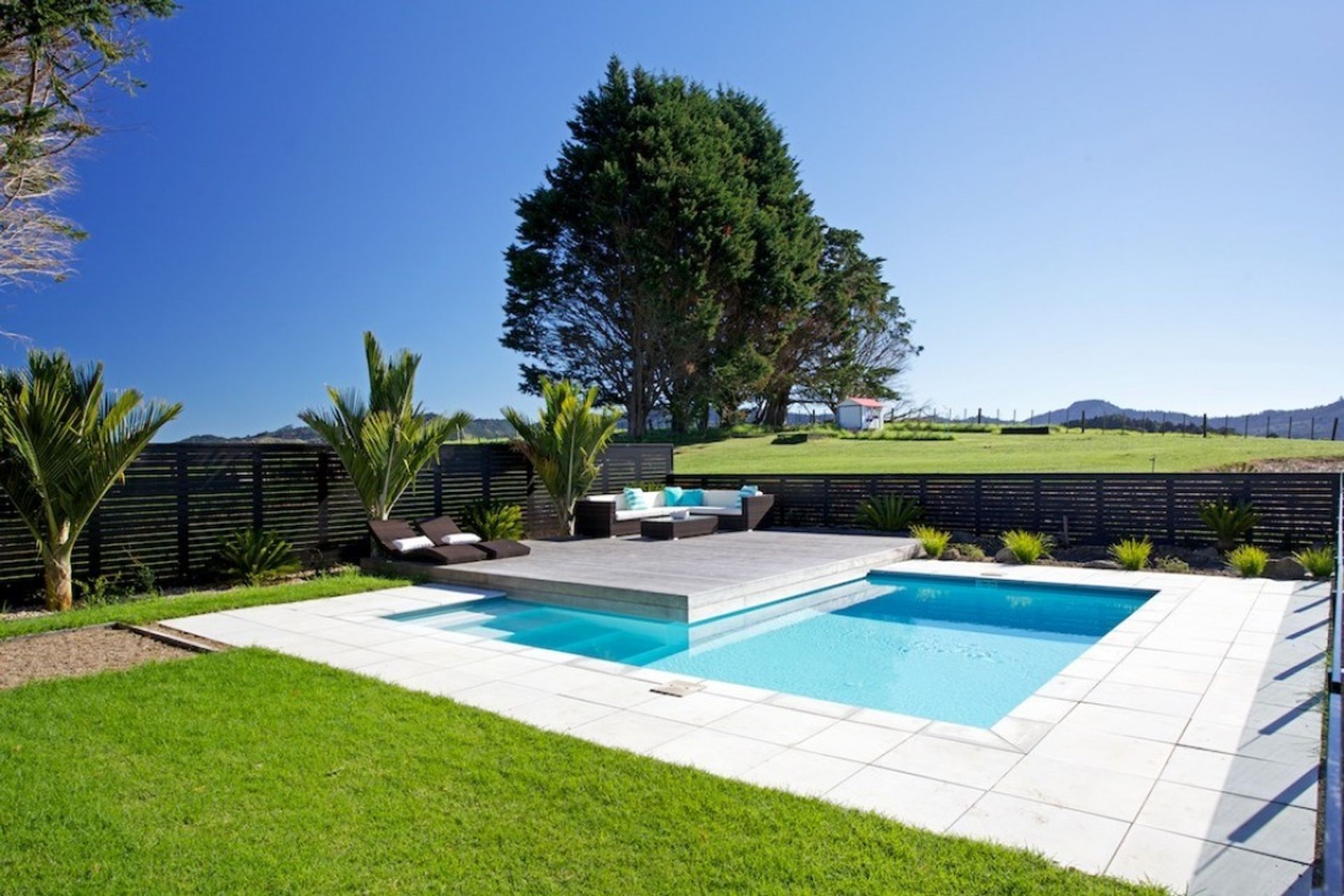 Swimming pools are an easy form of entertainment for all ages