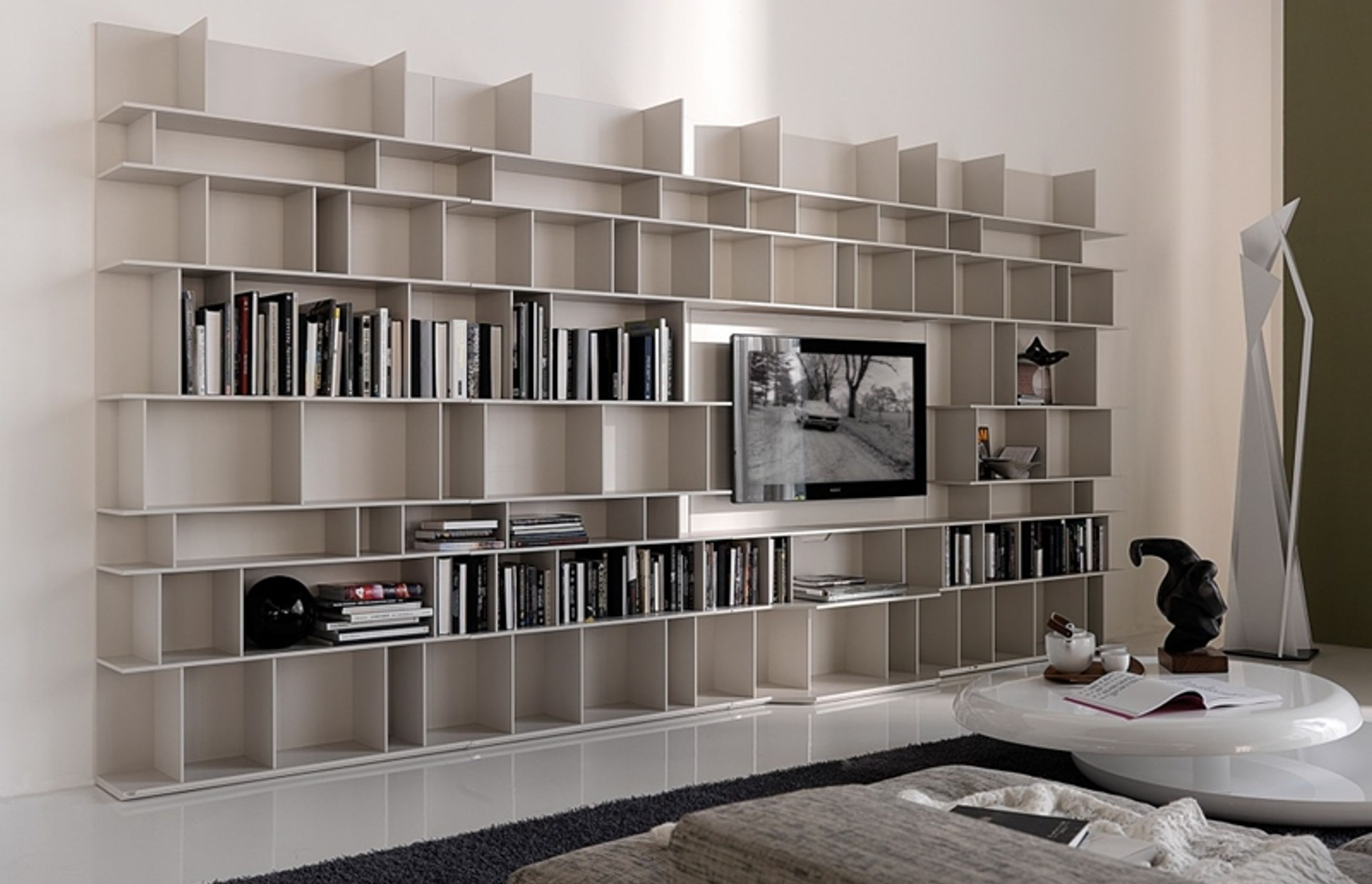 The Wally bookshelf is ideal for sophisticated storage.
