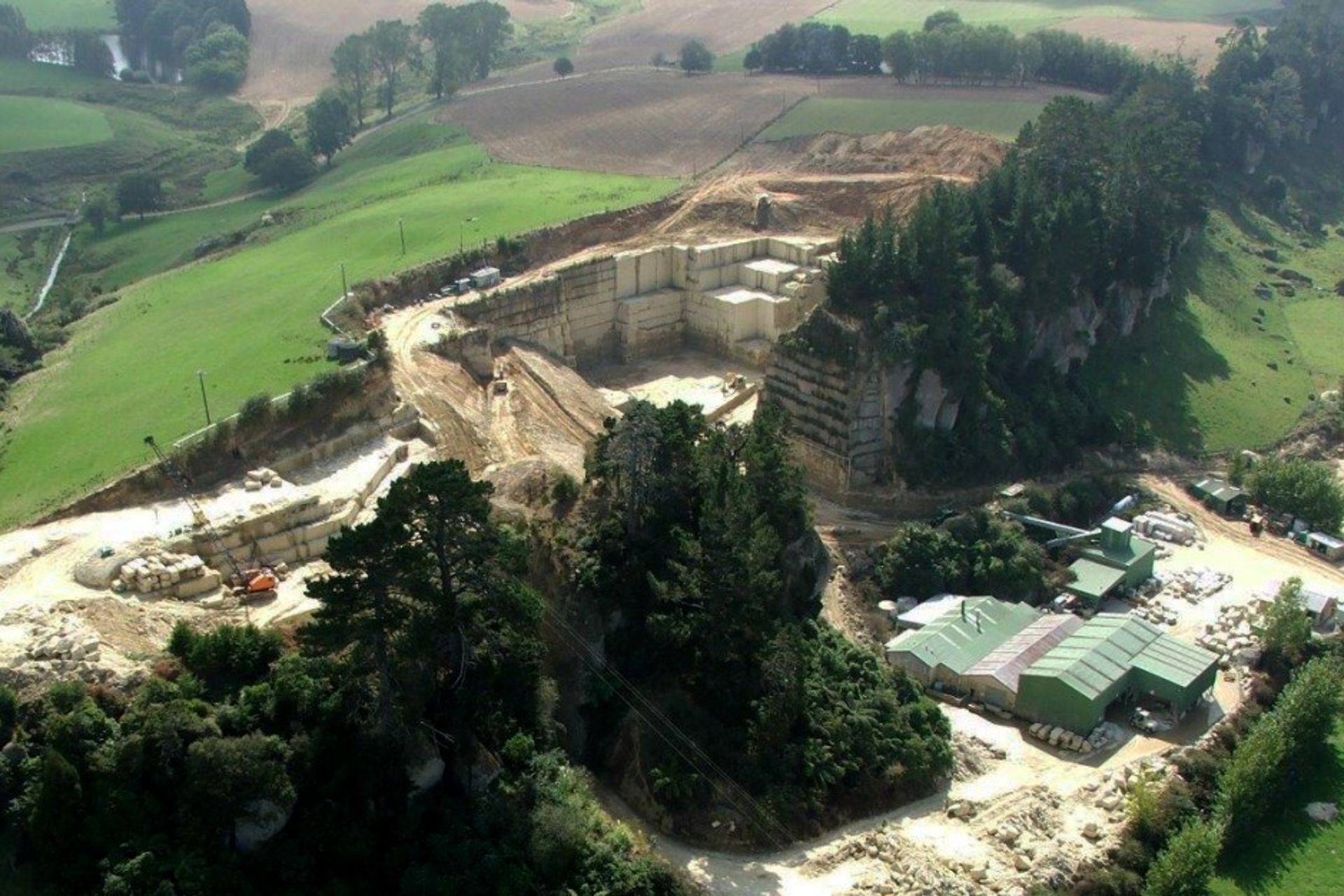 Hinuera Natural Stone quarry