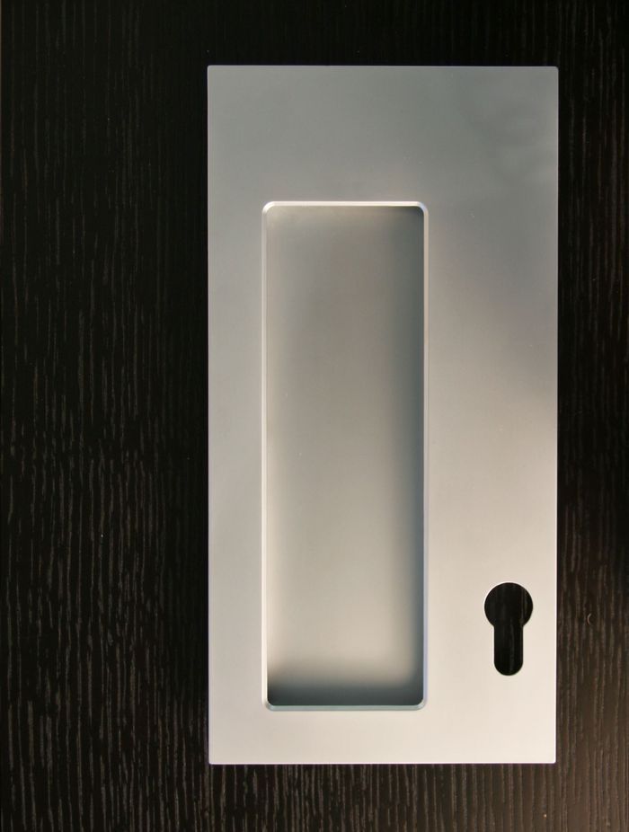 HB1930 Rectangular Bi-fold &amp; Pivot Door Pull with Key Hole.