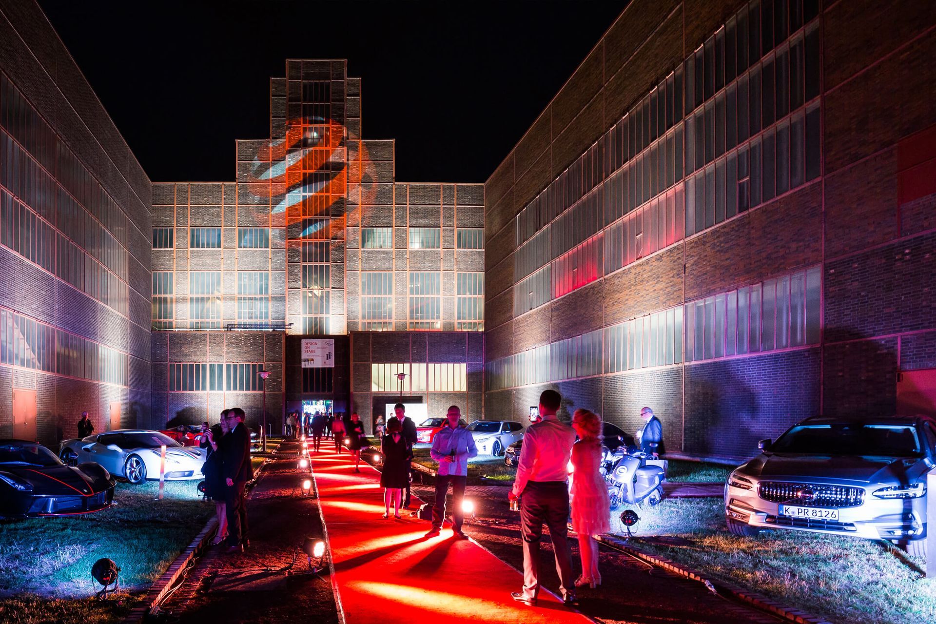 The entrance to the Red Dot awards evening July 8 2019 in Essen Germany.