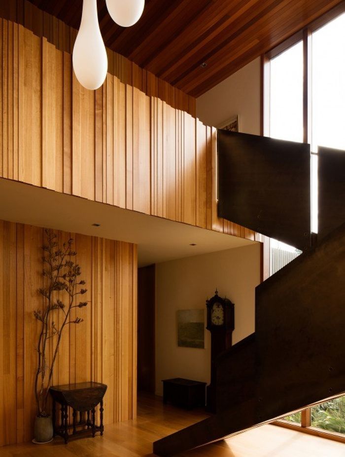 The exquisitely lined and detailed interior of Bach Bach by Crosson Architects. Photo by Jason Mann Photography. 