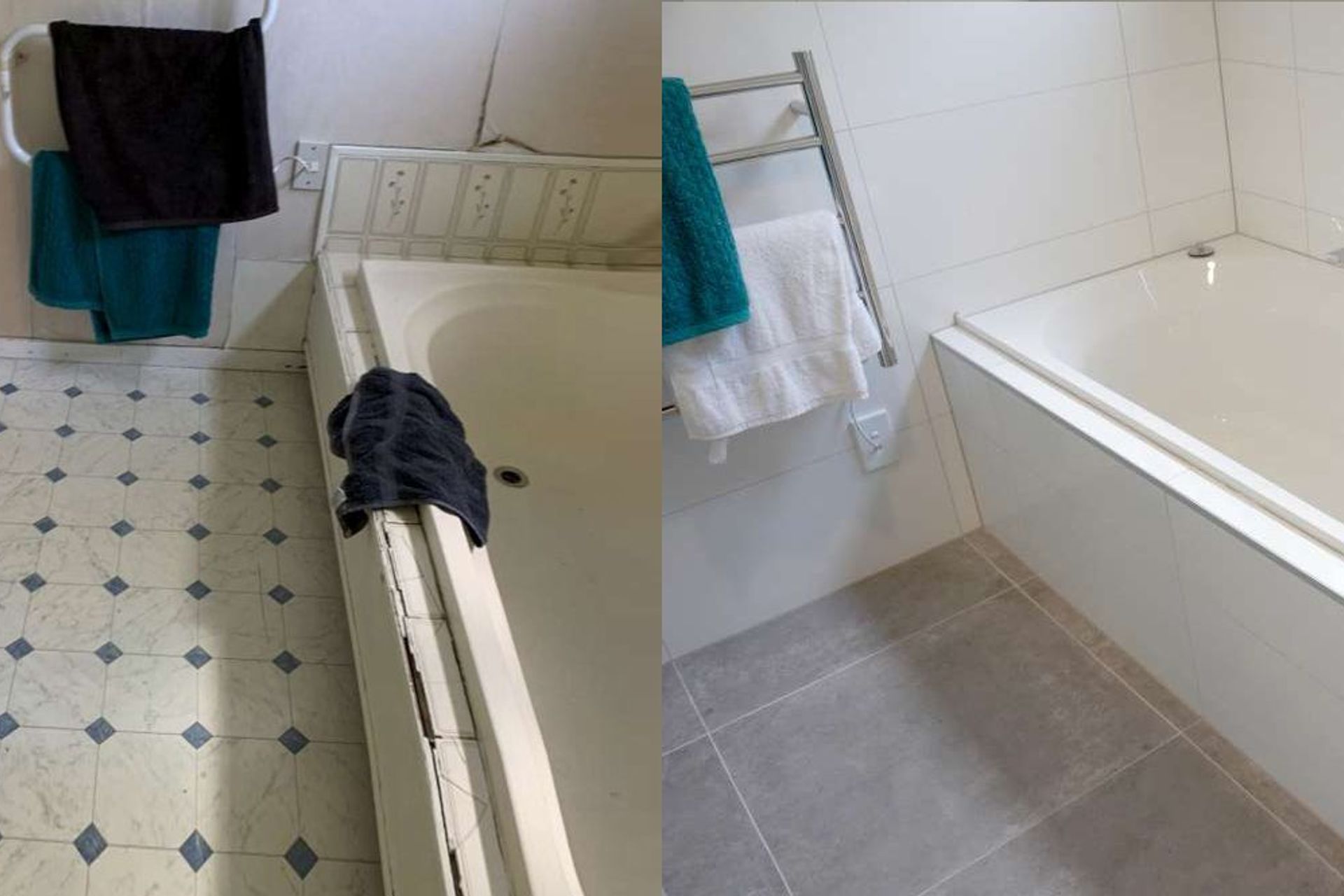 Before and After Renovation, Bathroom Renovation in Albany, Auckland