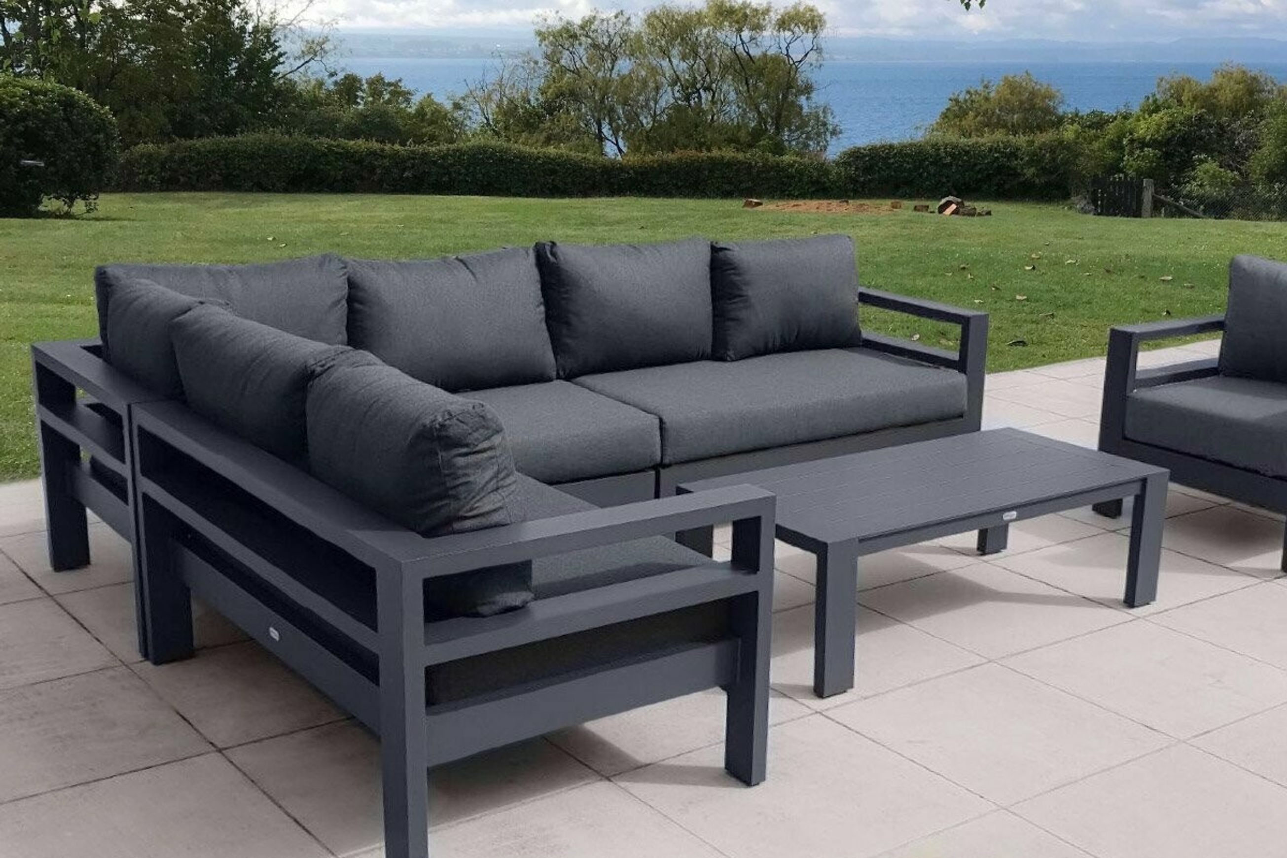 Coast Outdoor Corner Sofa | Charcoal