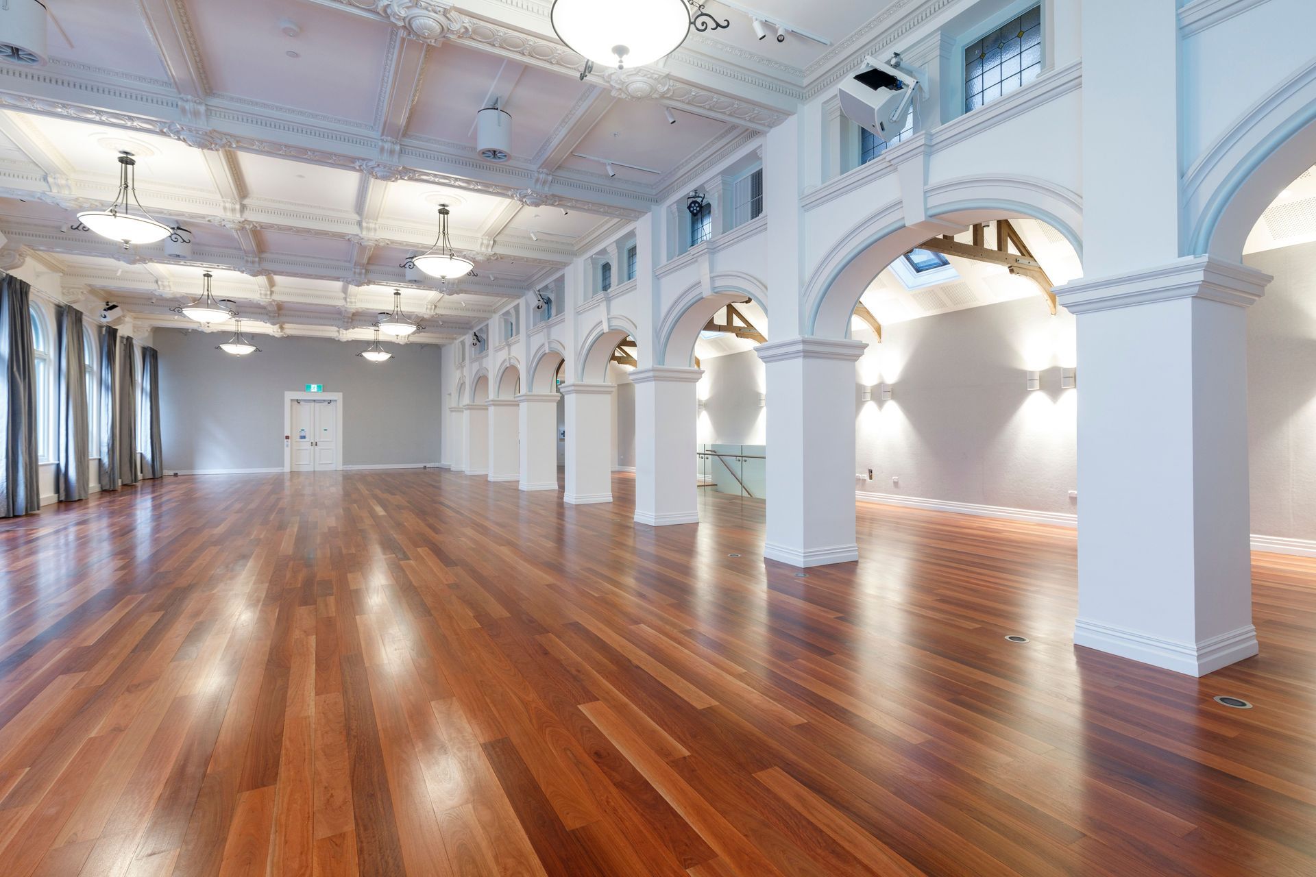 HURFORD'S FOURTEEN Red Ironbark Flooring - Public Trust Hall, Wellington NZ