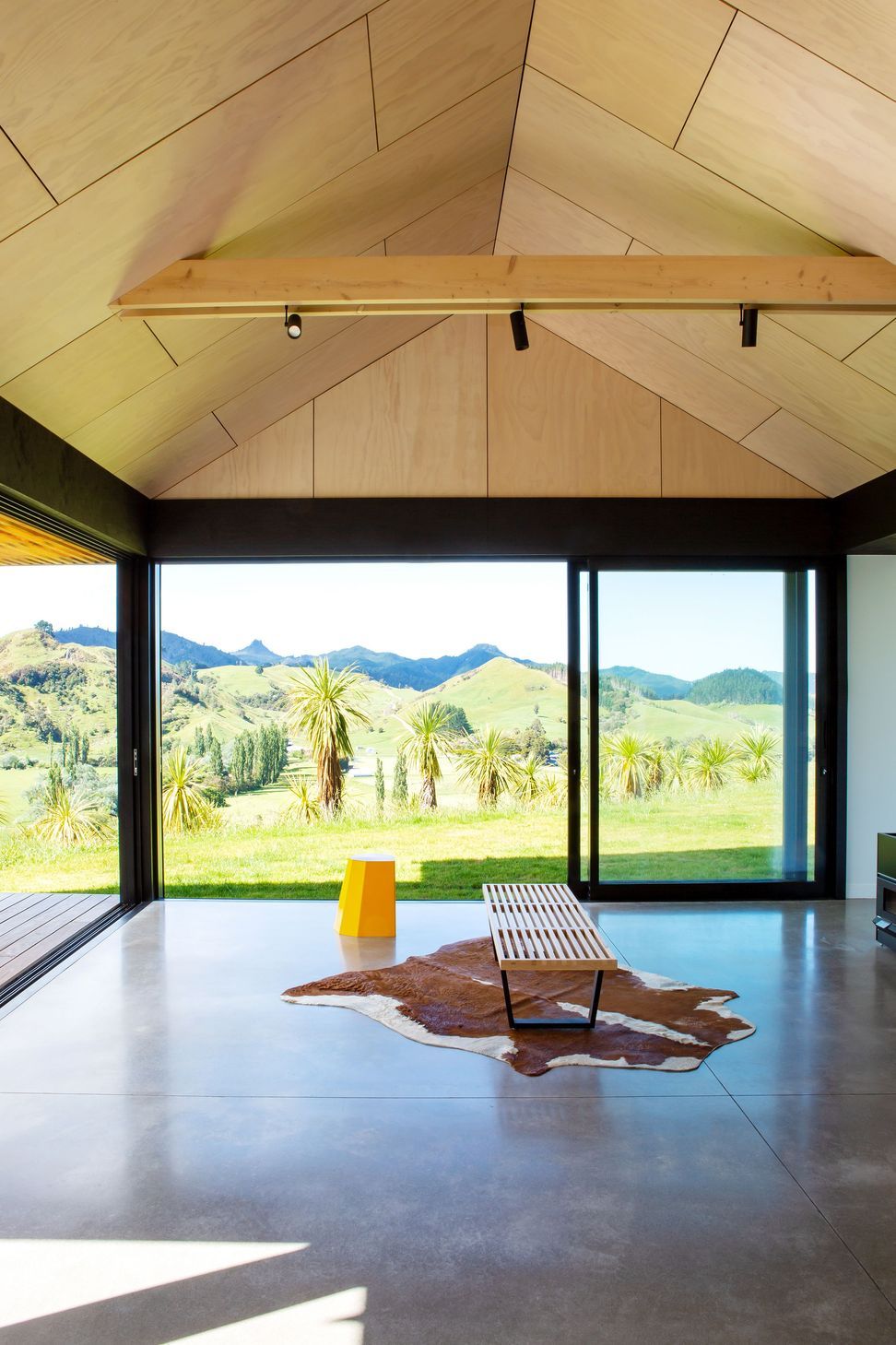 Views are carefully framed with full height glazing.