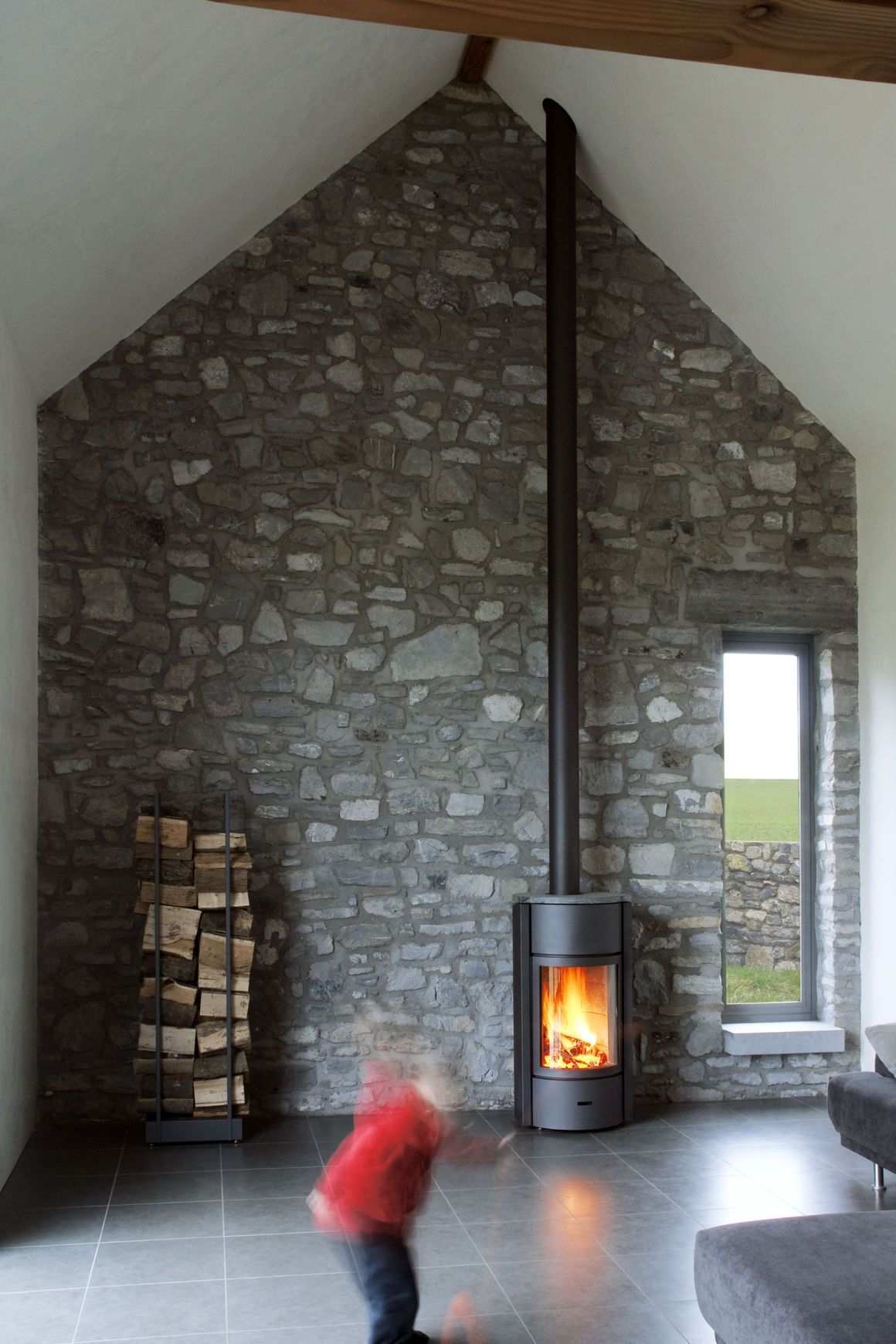 Stûv 30 Freestanding 3 in 1 Wood Fireplace
