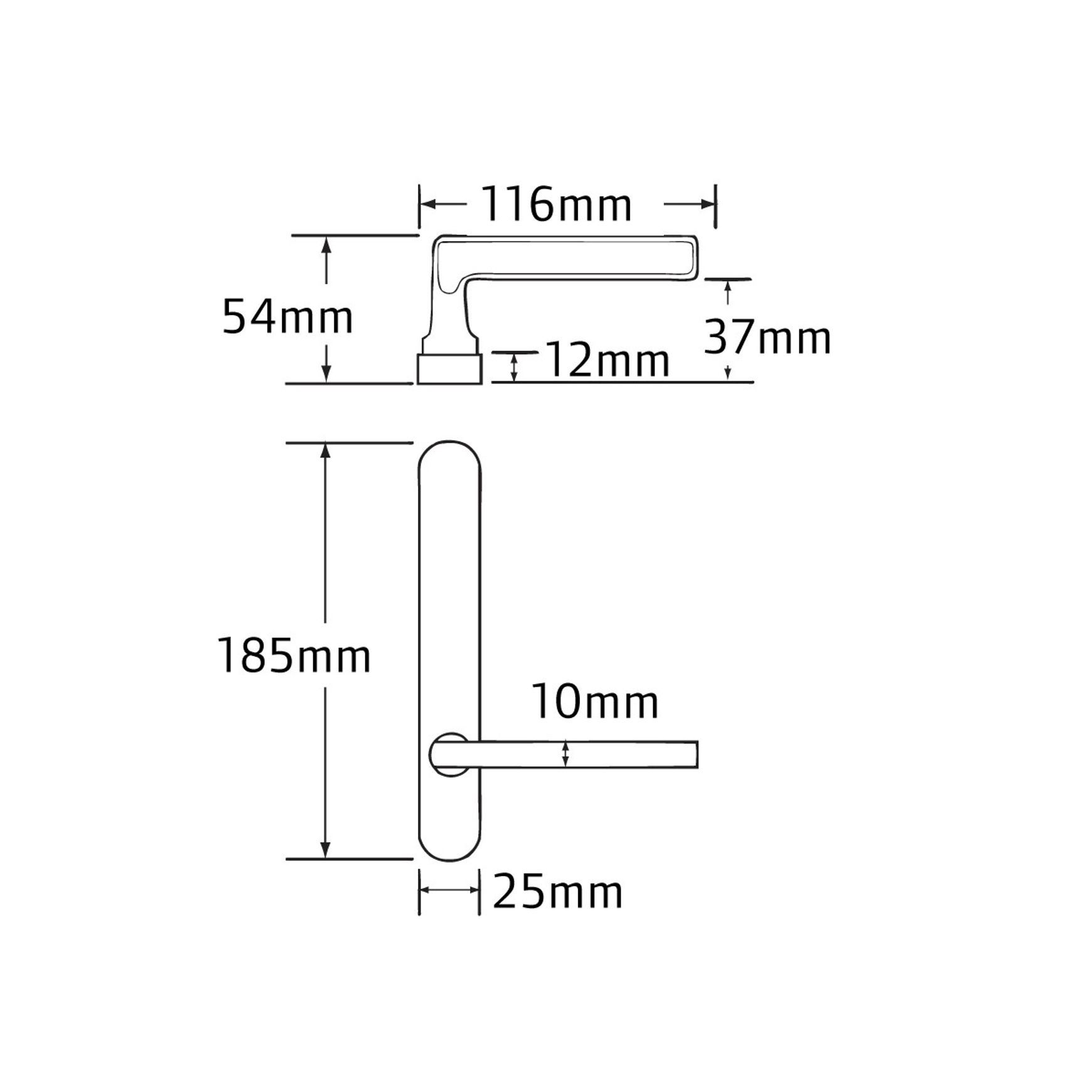 Legge 5400 Series Renoir (52) Plate Door Furniture