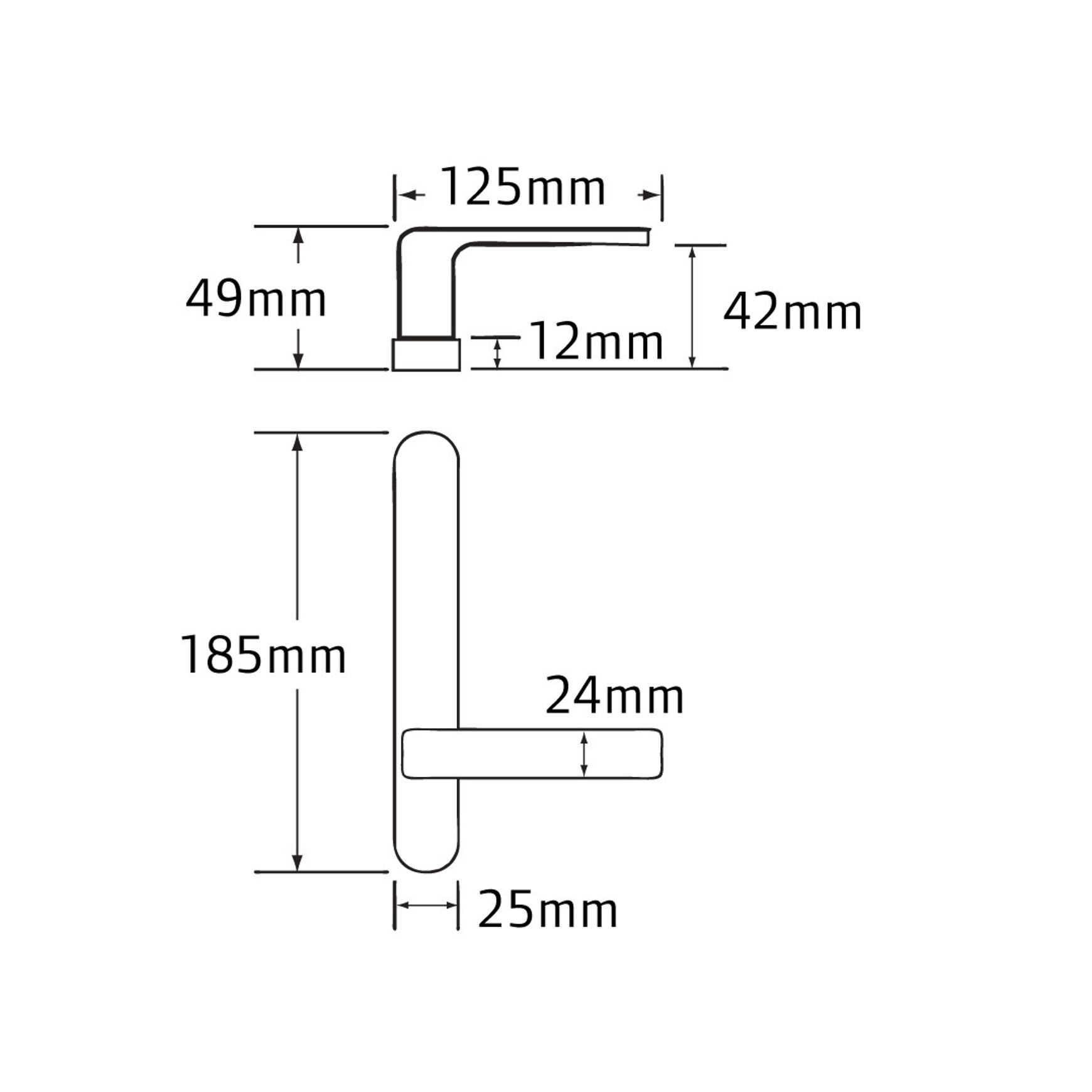 Legge 5400 Series Angelo (57) Door Furniture