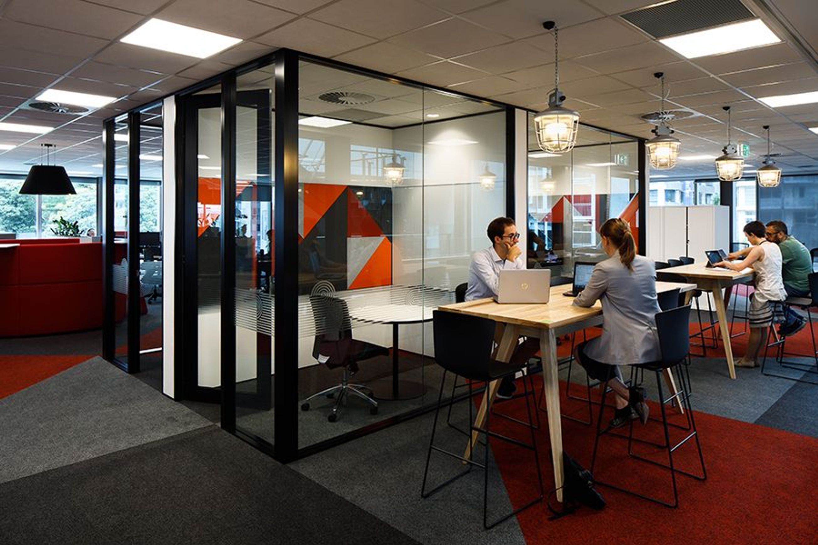 A Series 132  Aluminium Partitioning System