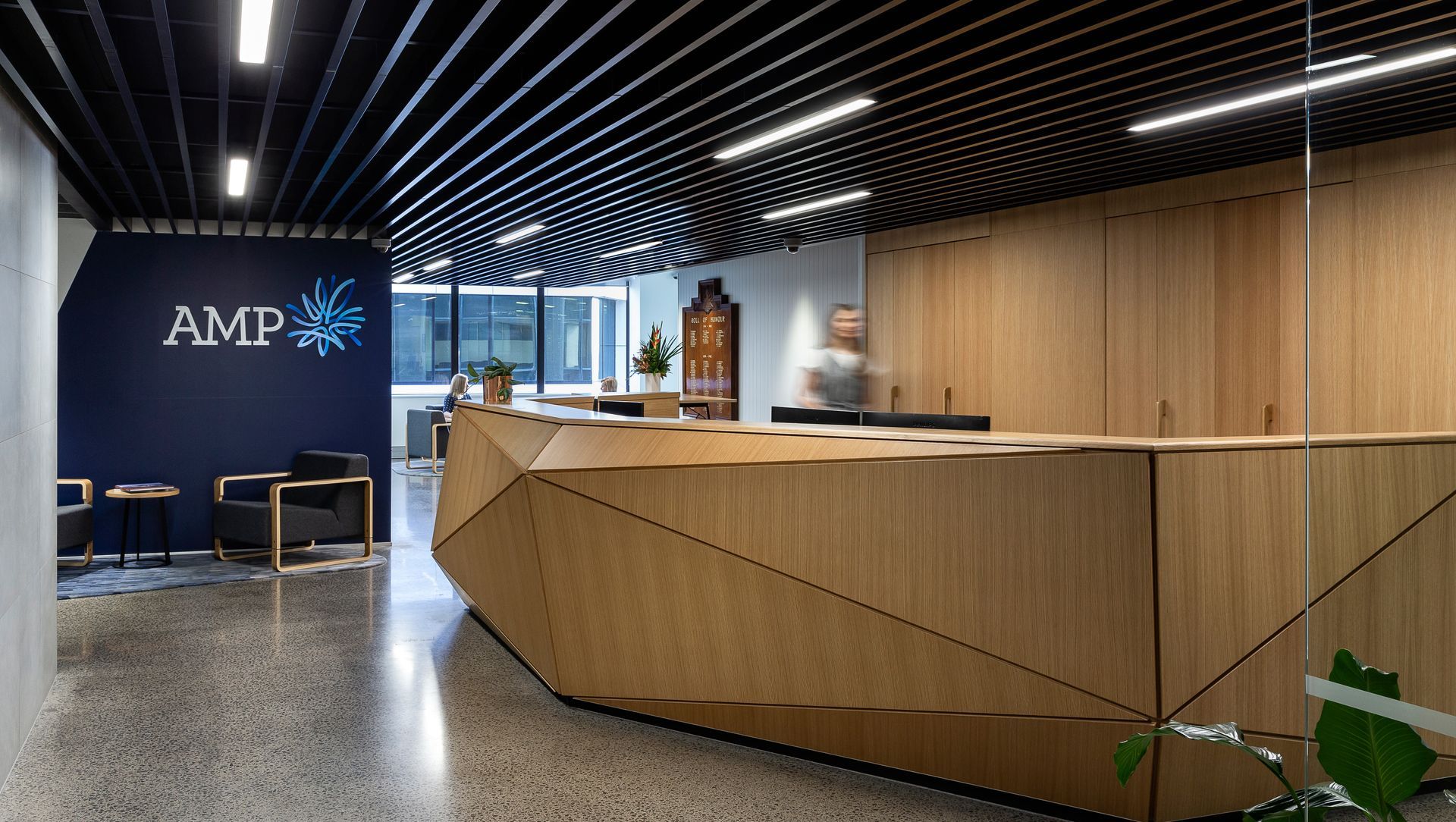 AMP Level 21 & Reception banner