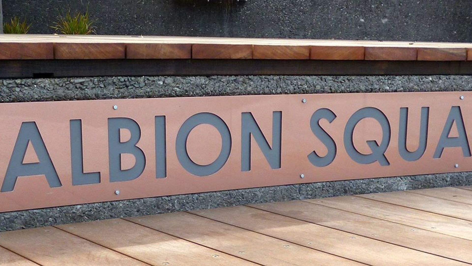 Albion Square Lyttelton banner