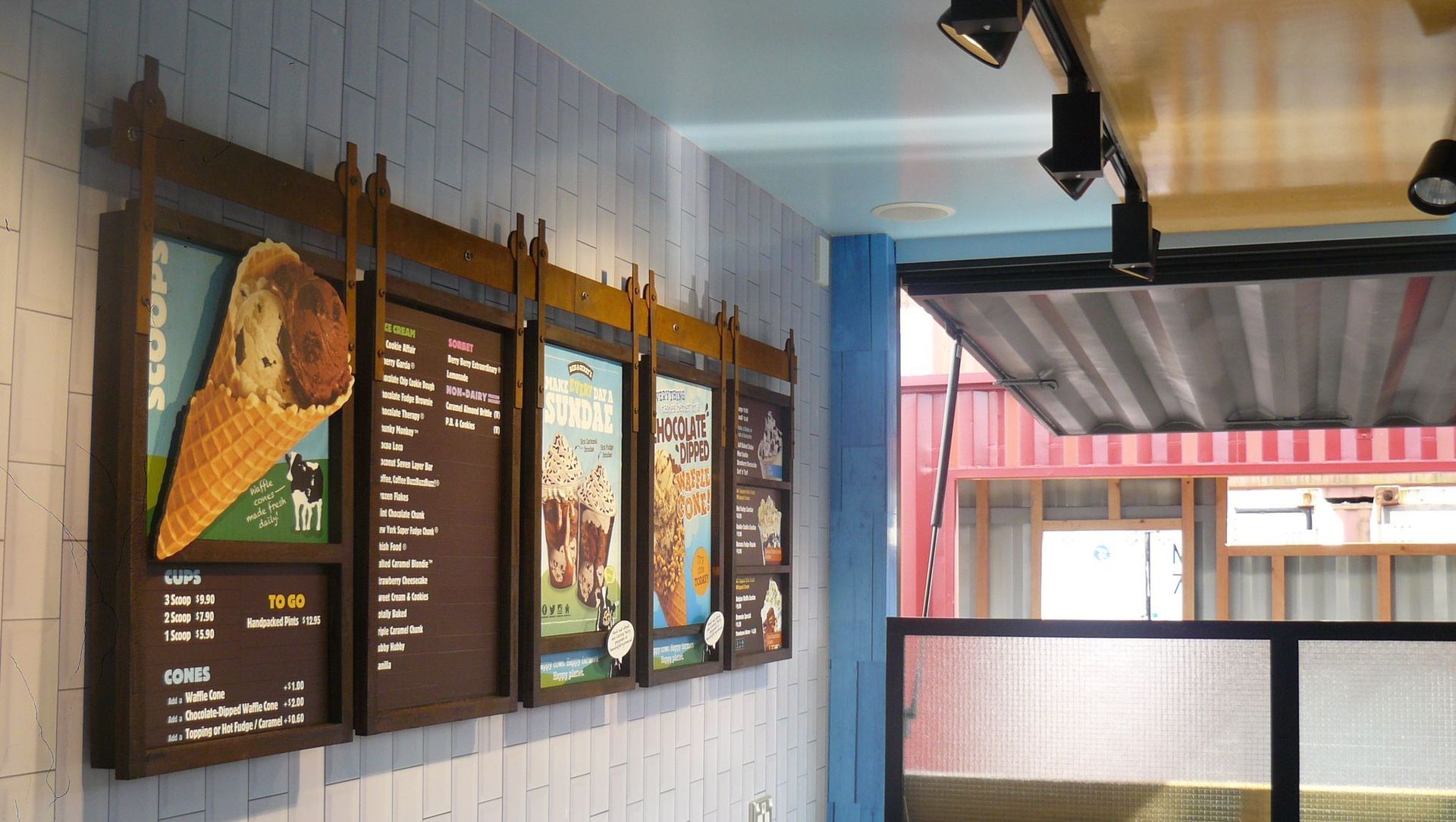 Ben & Jerry's Pop Up Shop banner