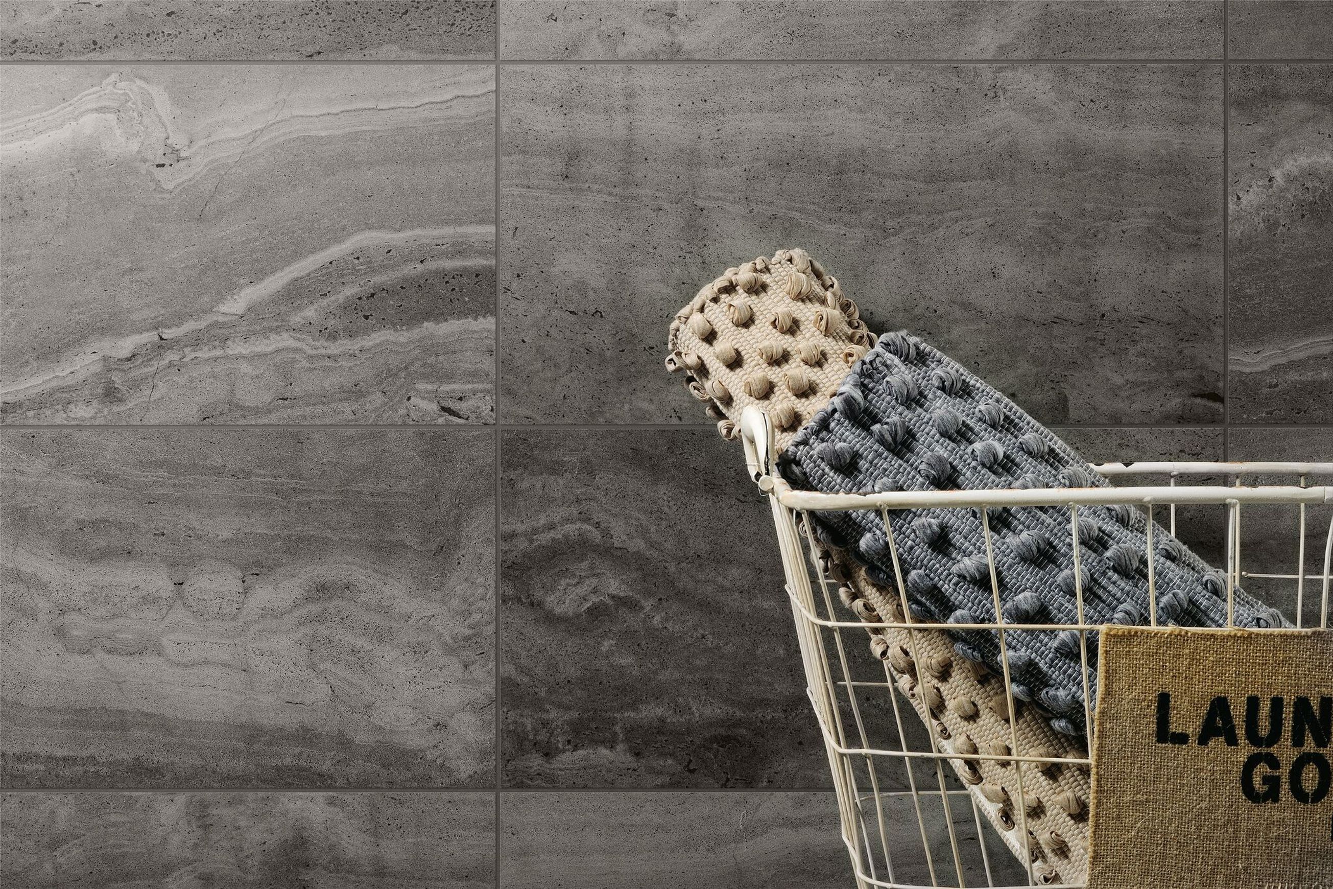 Reverso Black Floor & Wall Tiles