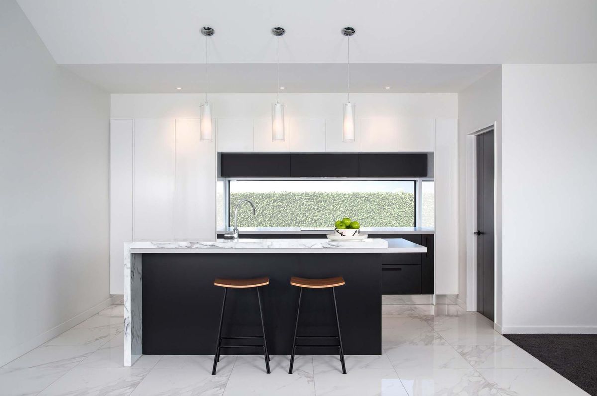 Black & White Showhome Kitchen