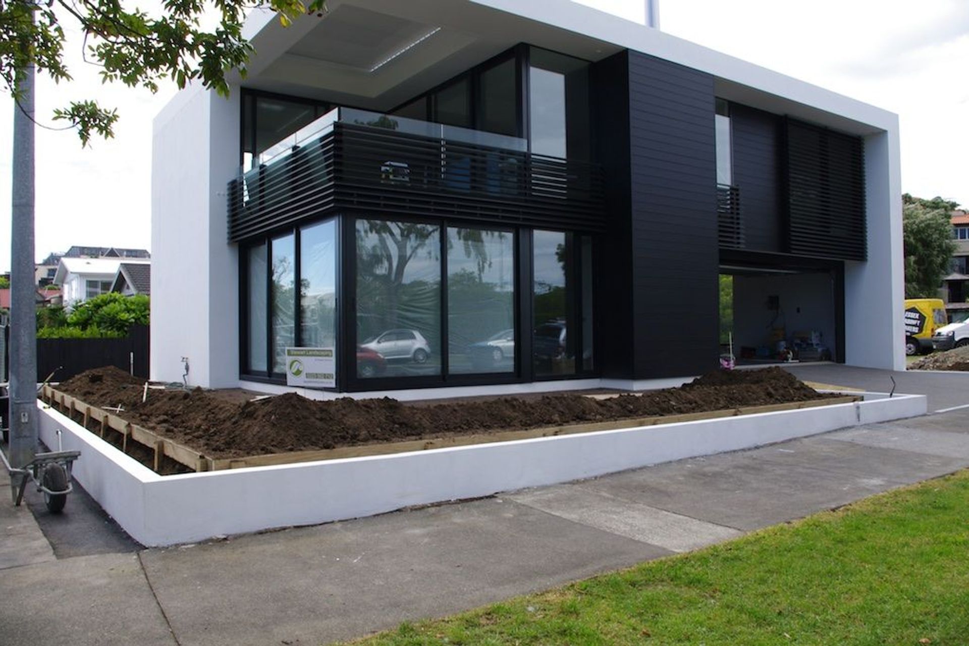 House built. Site prepped. Hedge on its way!