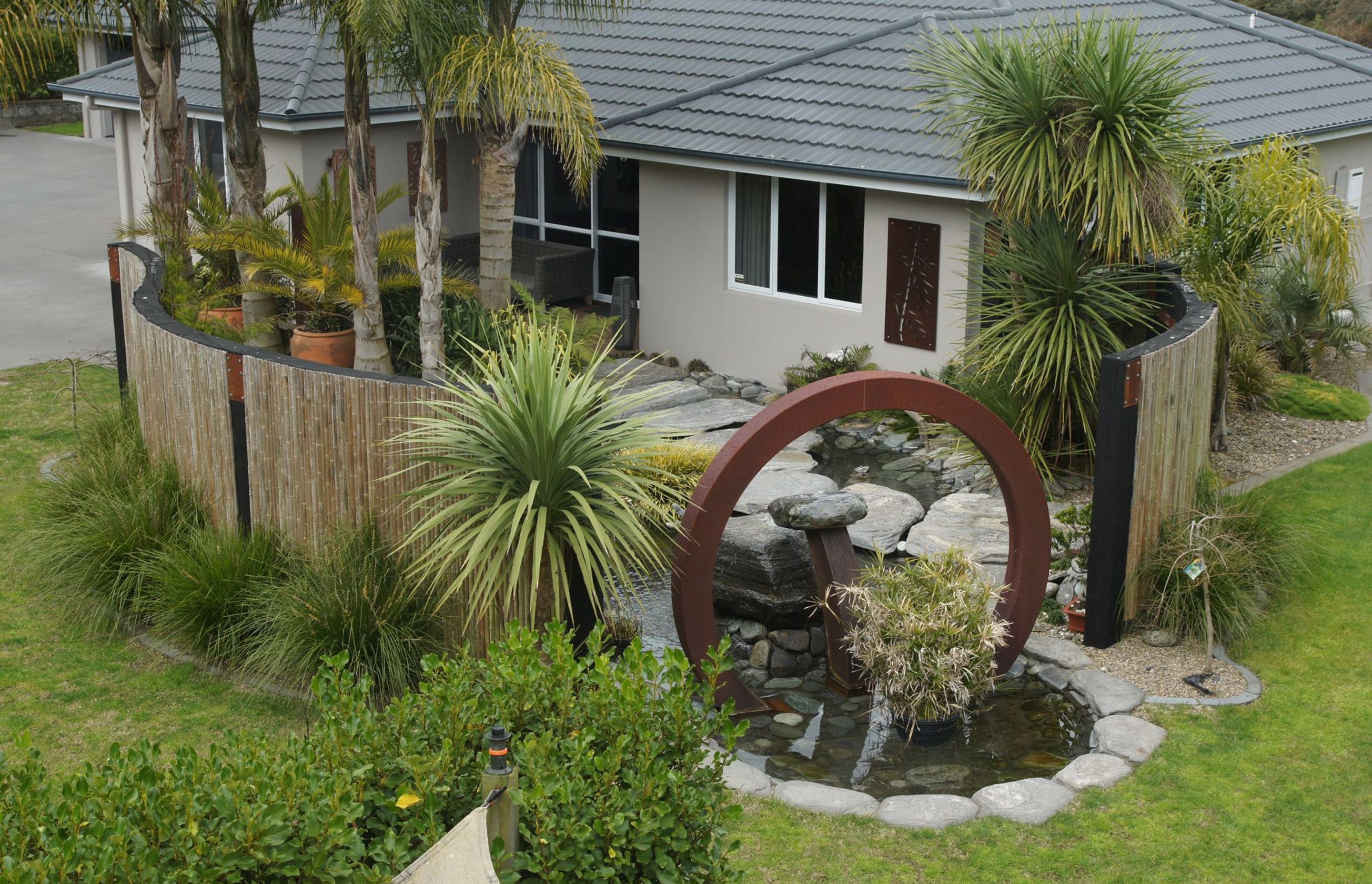 Water feature top down view