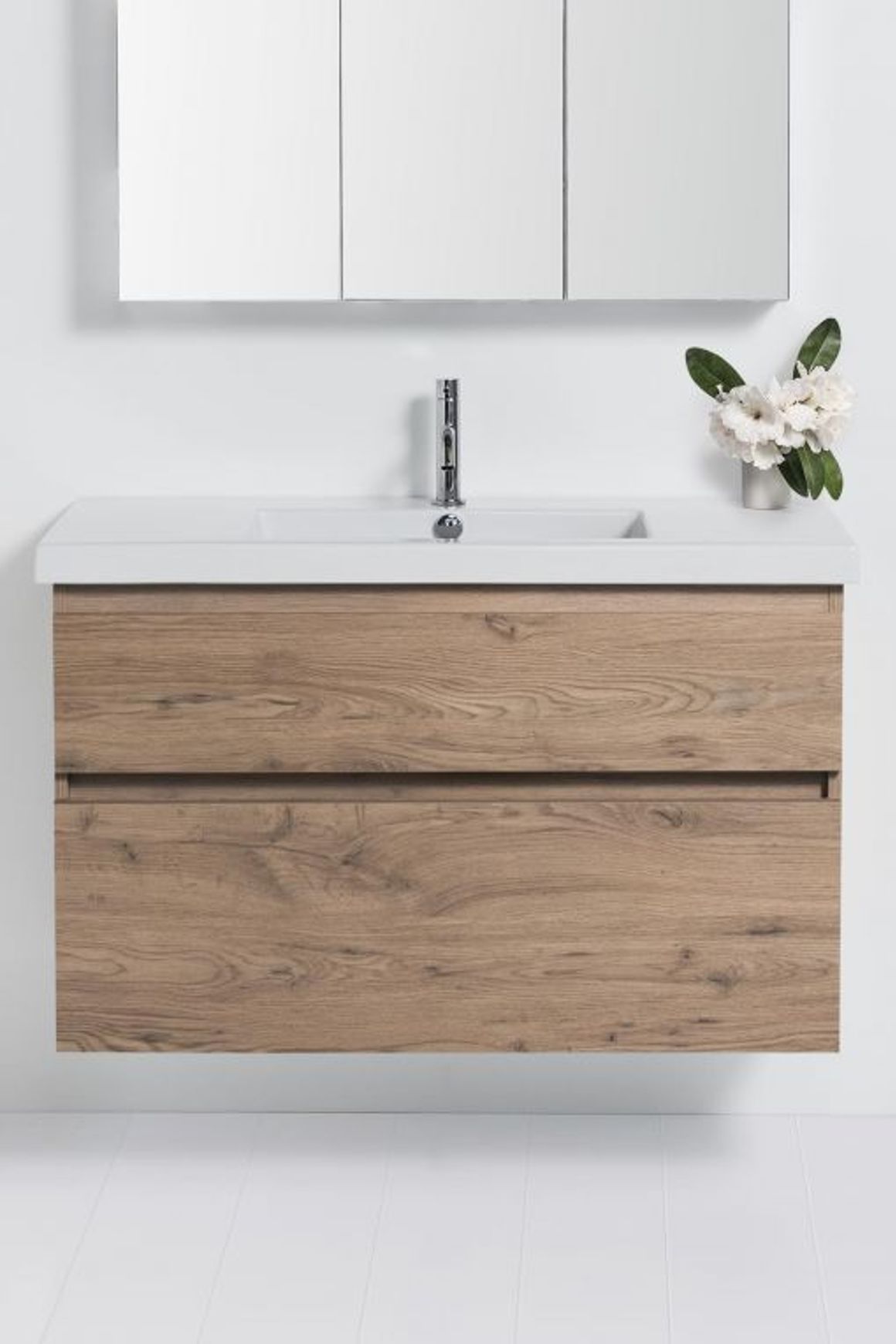Cangas Wall-Hung Vanity, 2 Drawers