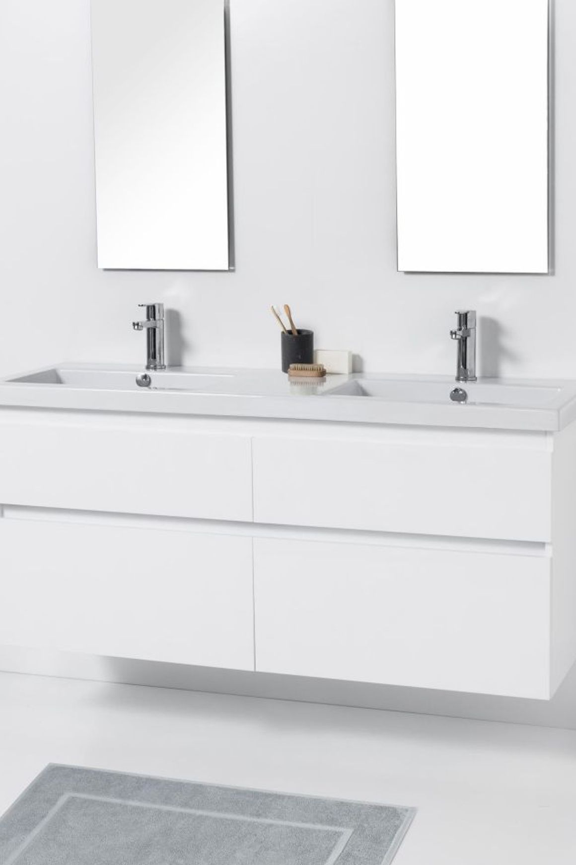 Cangas Wall-Hung Vanity, 4 Drawers