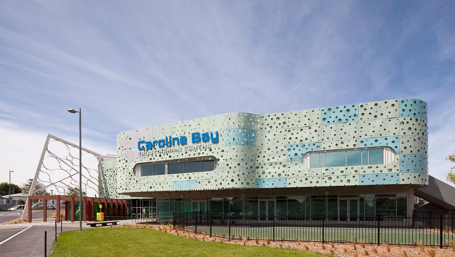 Caroline Bay Aquatic Centre banner