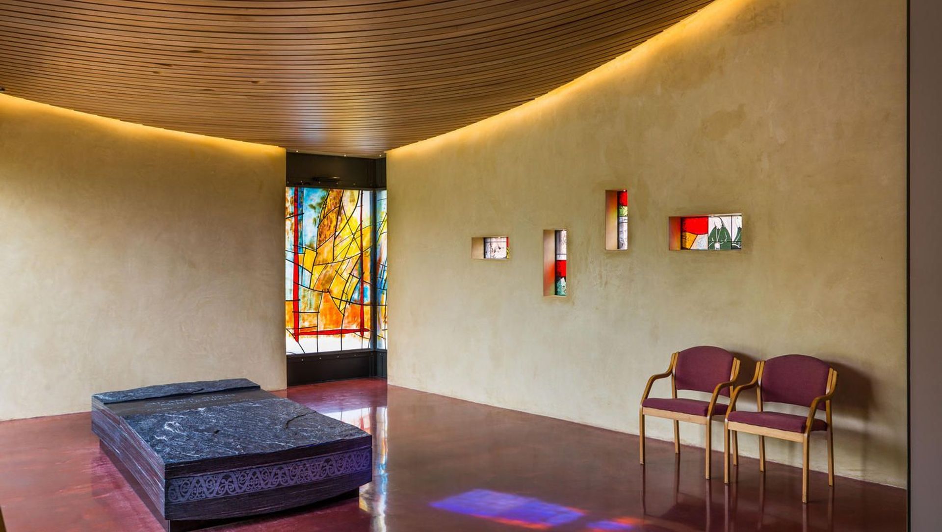 Chapel for Mother Aubert banner