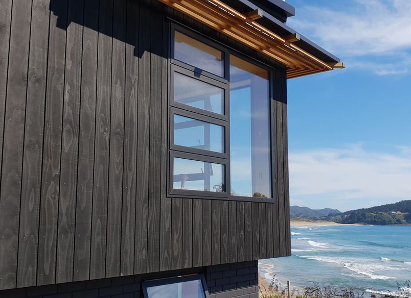 Coromandel House - Accoya stained black