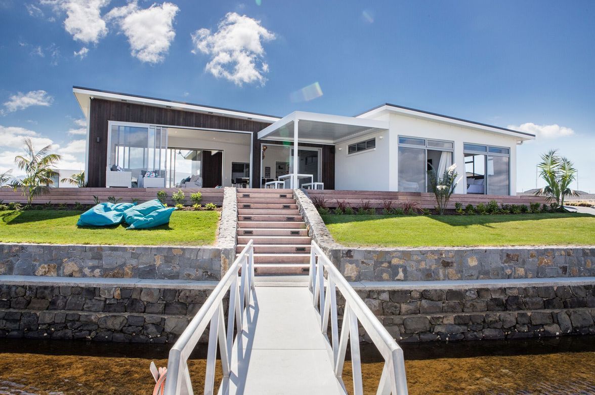 Marsden Cove- Northland- Waterfront / Luxury / Beach House / Outdoor Living / New Build by Cogan Custom Homes