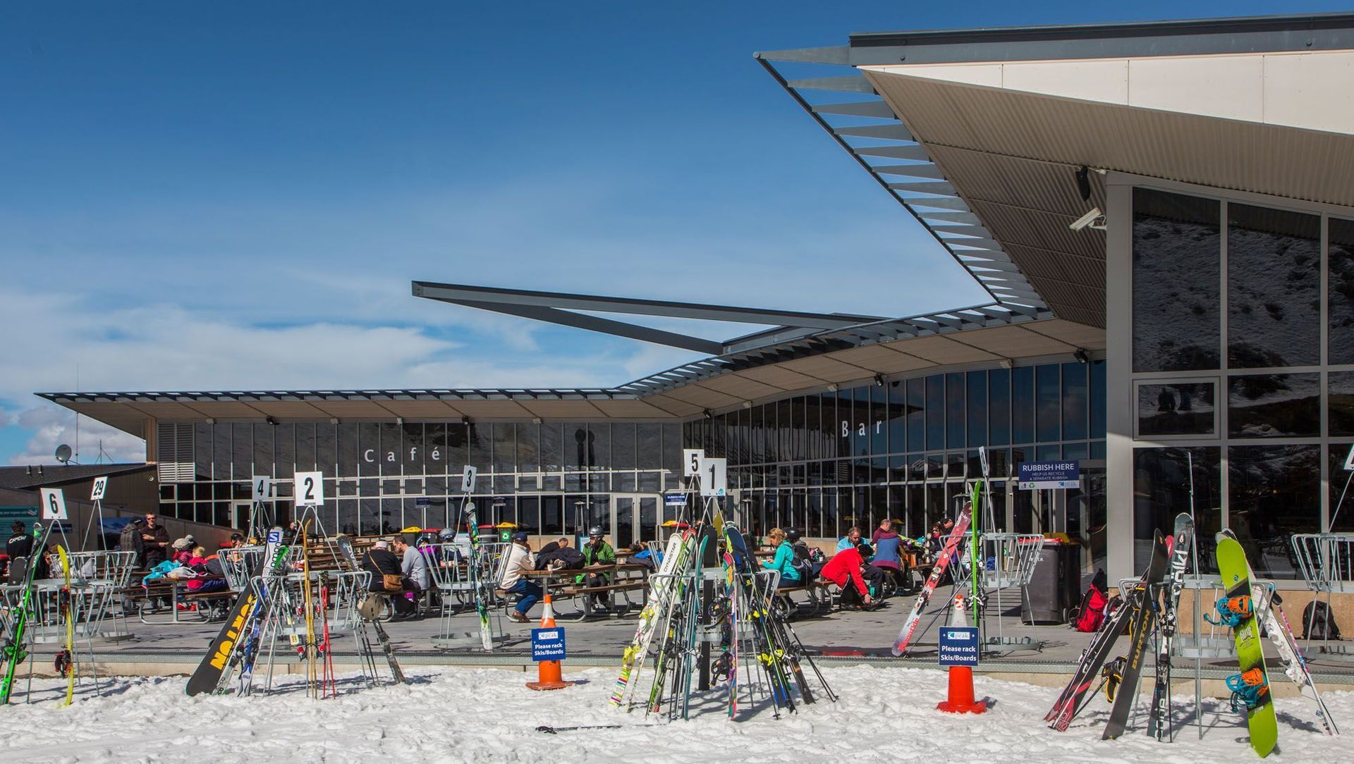 Coronet Peak Base Building banner