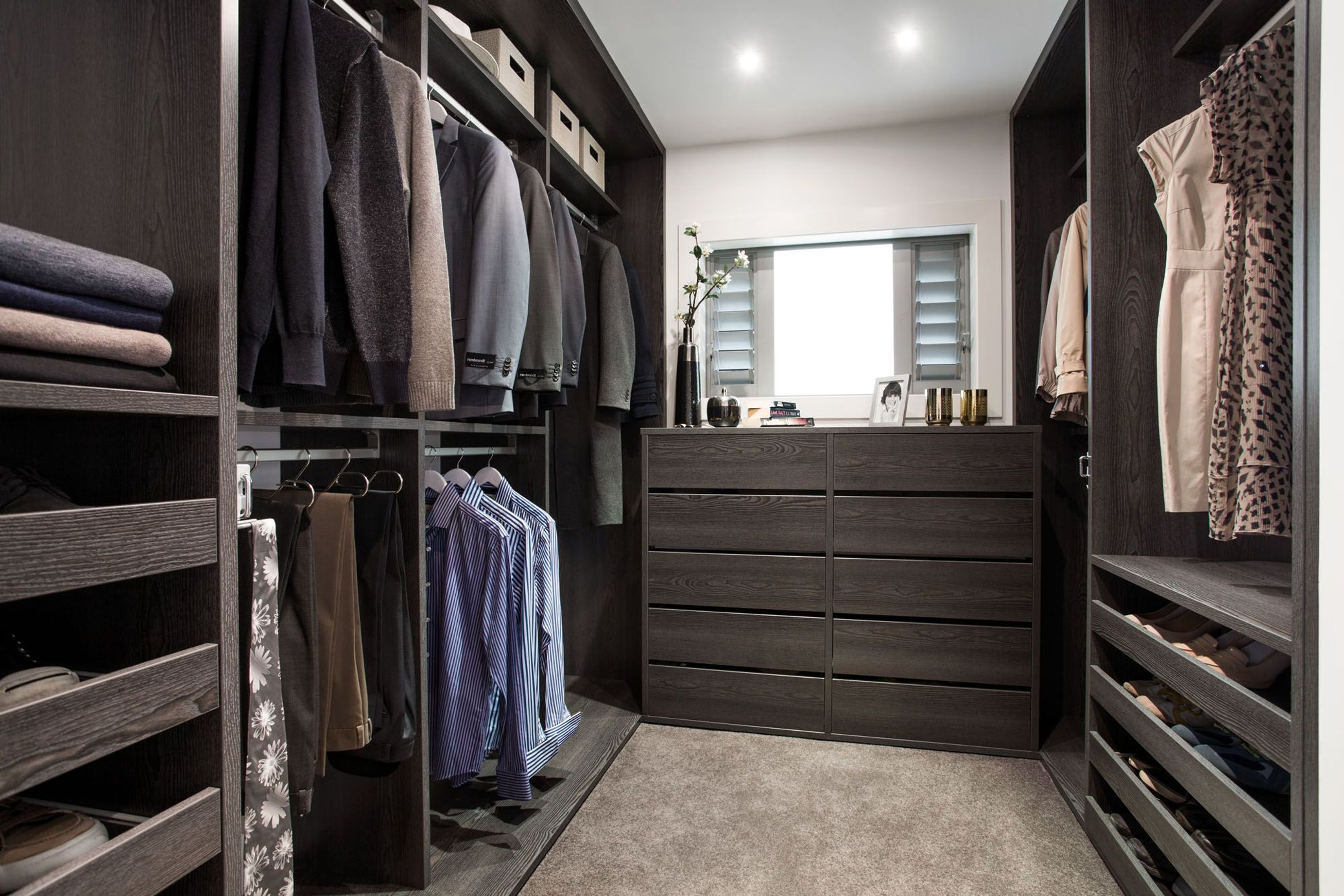 Custom Walk In Wardrobe