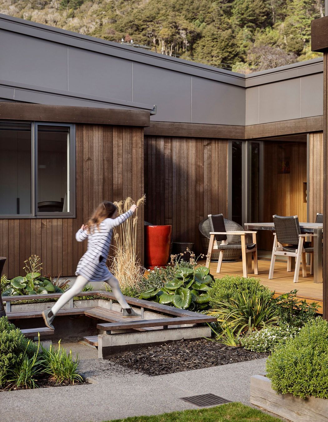 A key requirement of the brief was to create a private haven for the clients to enjoy away from busy city life.