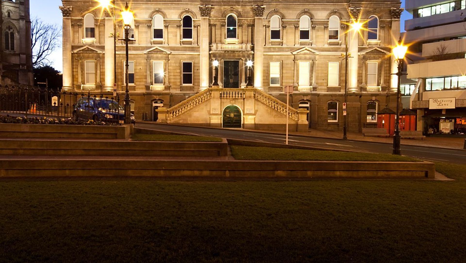 Dunedin Town Hall banner