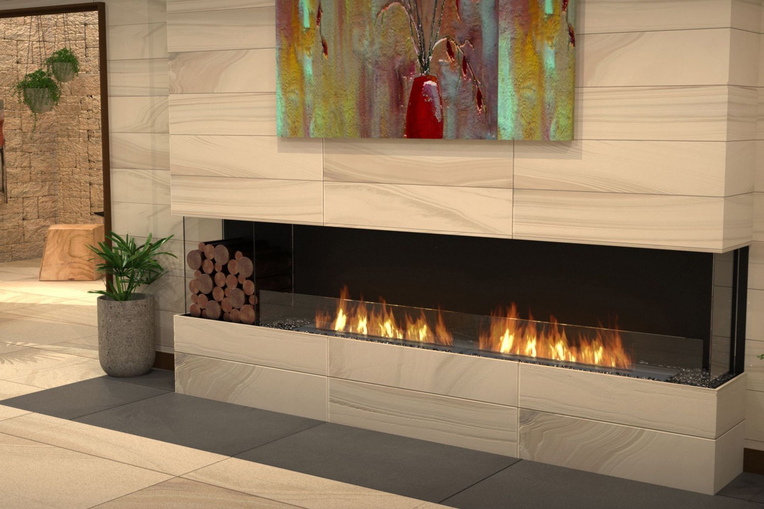 EcoSmart Flex Bay 104 Fireplace