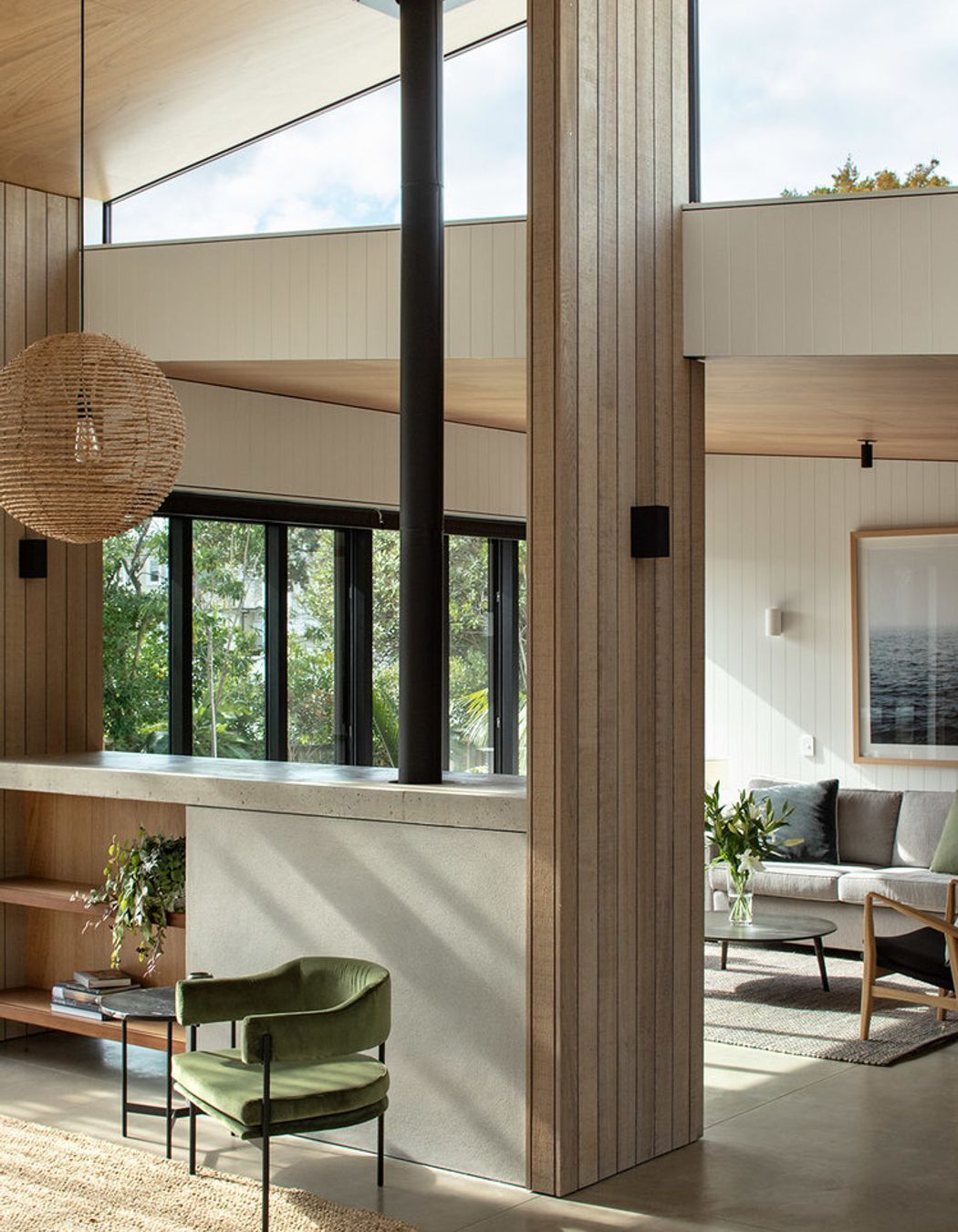 View through to the snug/lounge area.