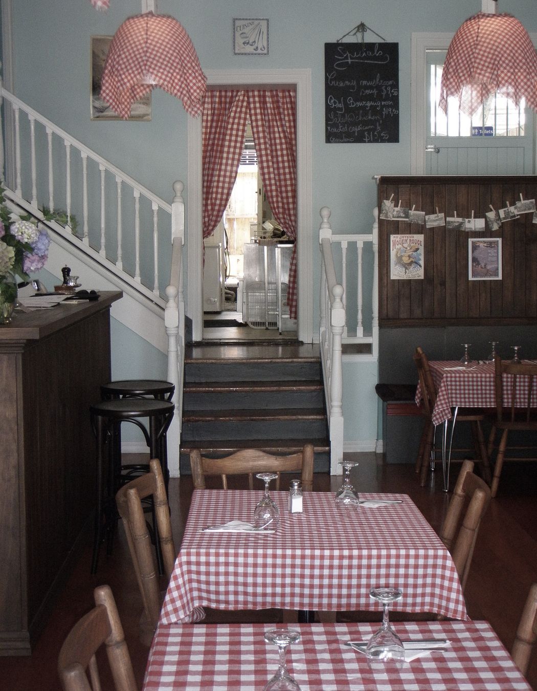 I visited all of the French cafes in Auckland to ensure my design was unique to the competition.