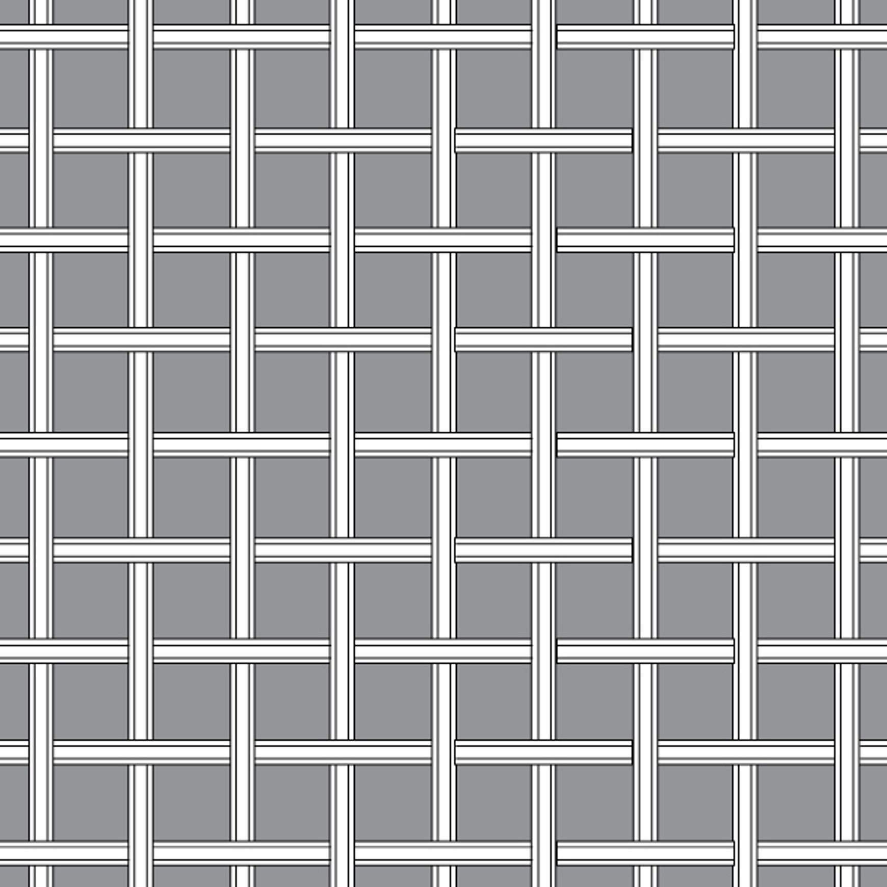 Oxford Hand Woven Square Reeded Grille