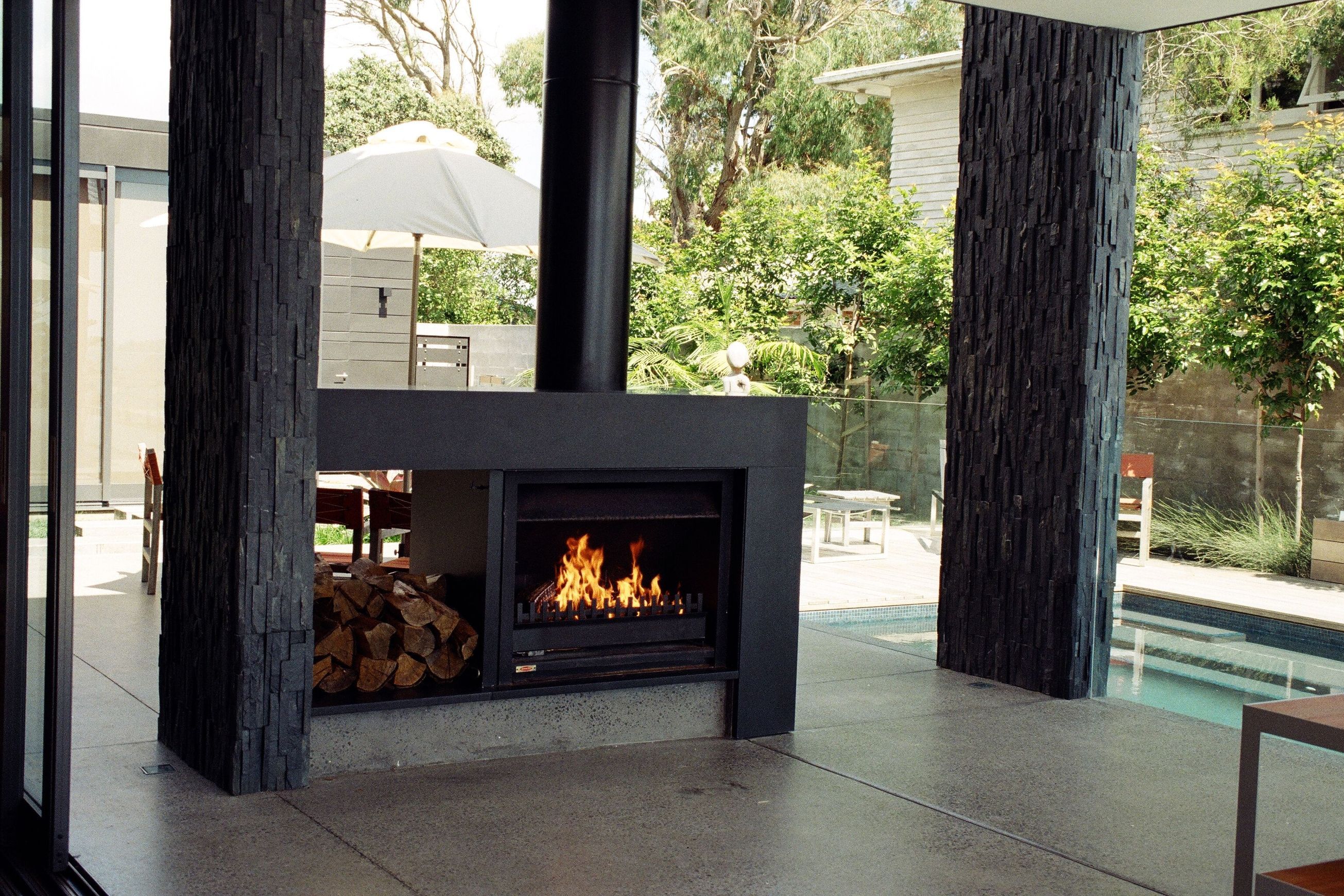 Jetmaster Open Wood Fireplace
