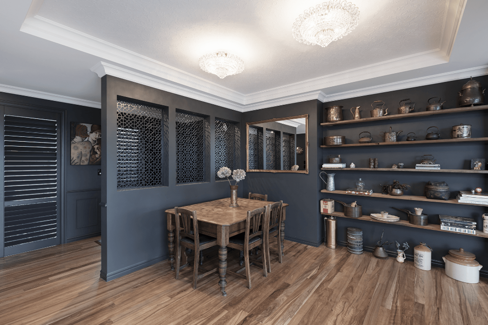 Solid timber flooring Black Marie Bona natural finish