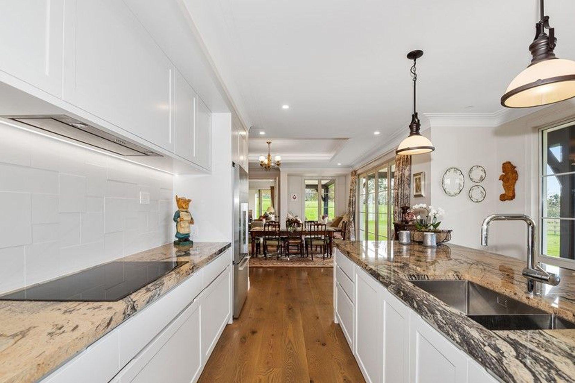 Grace Hill Estate - Rustic Grade Solid American White Oak Flooring finished w/ Tover oil in 'Whiskey'