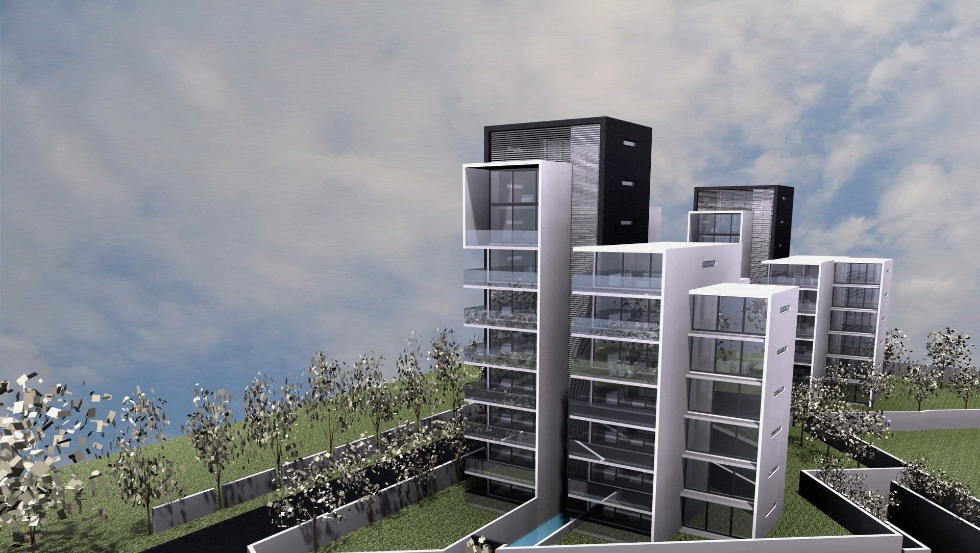 Hagley Towers banner